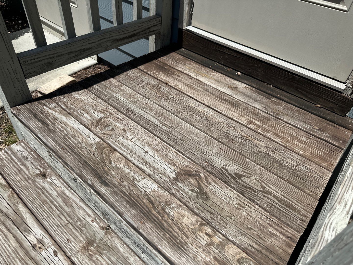 Weathered Deck using Wood Sealant by DuraSeal