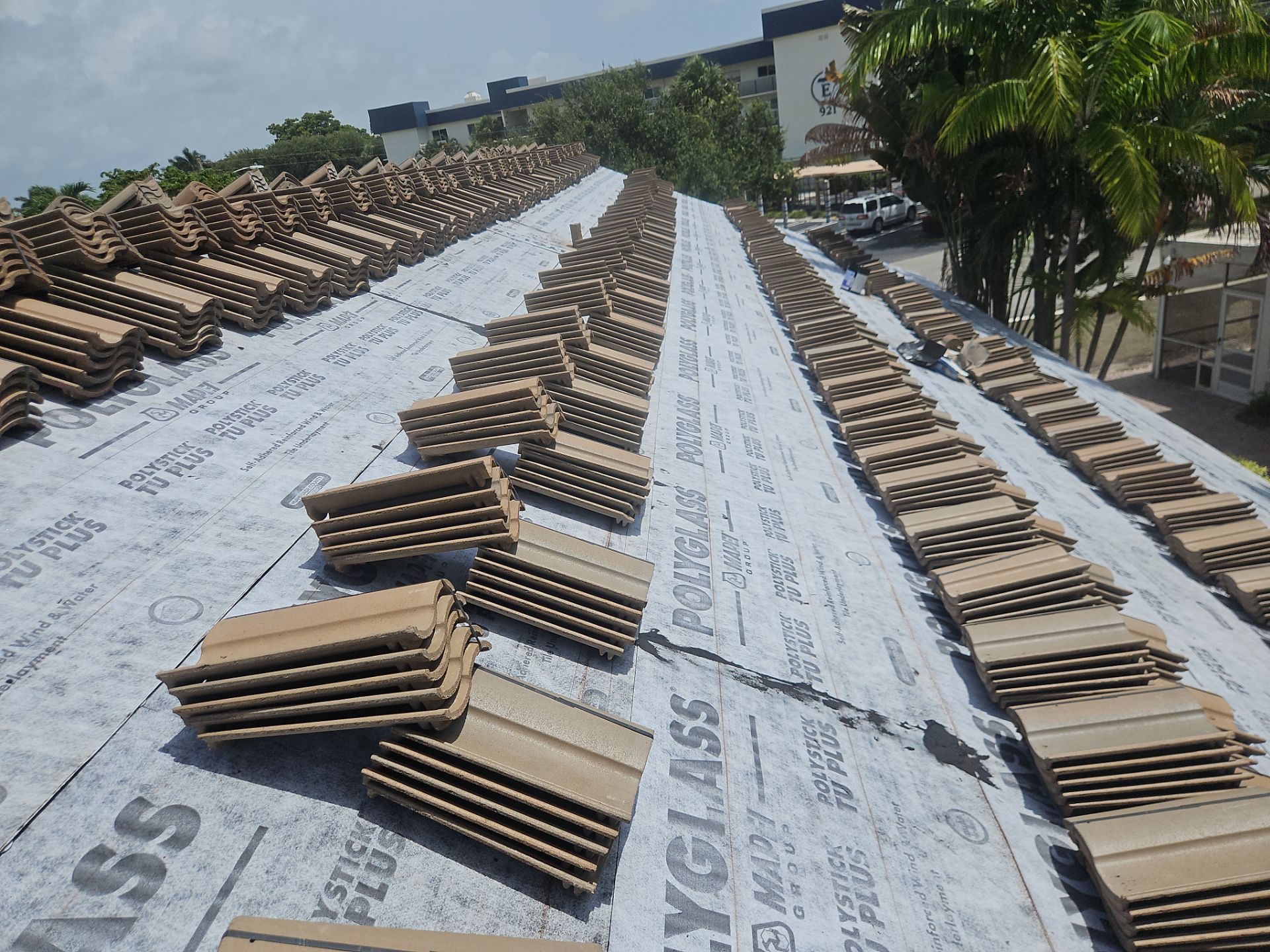 Residential Roofing Installation using Eagle Roofing Tile by BLUES BROTHERS ROOFING