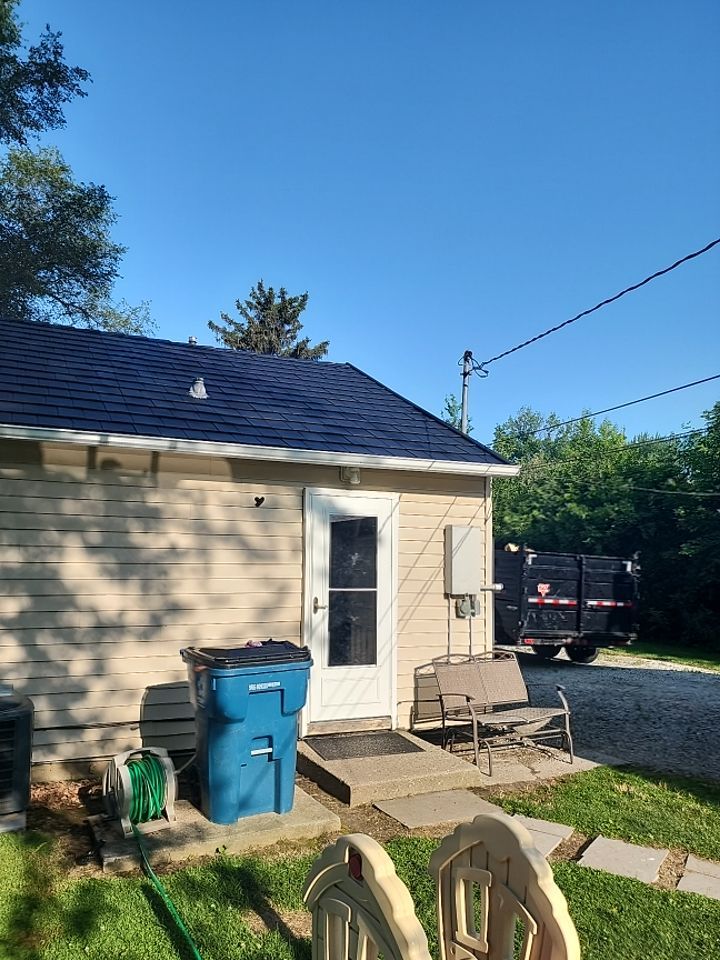 Residential Roofing Installation using Vic West Nothridge Slate  by 4Ever Metal Roofing