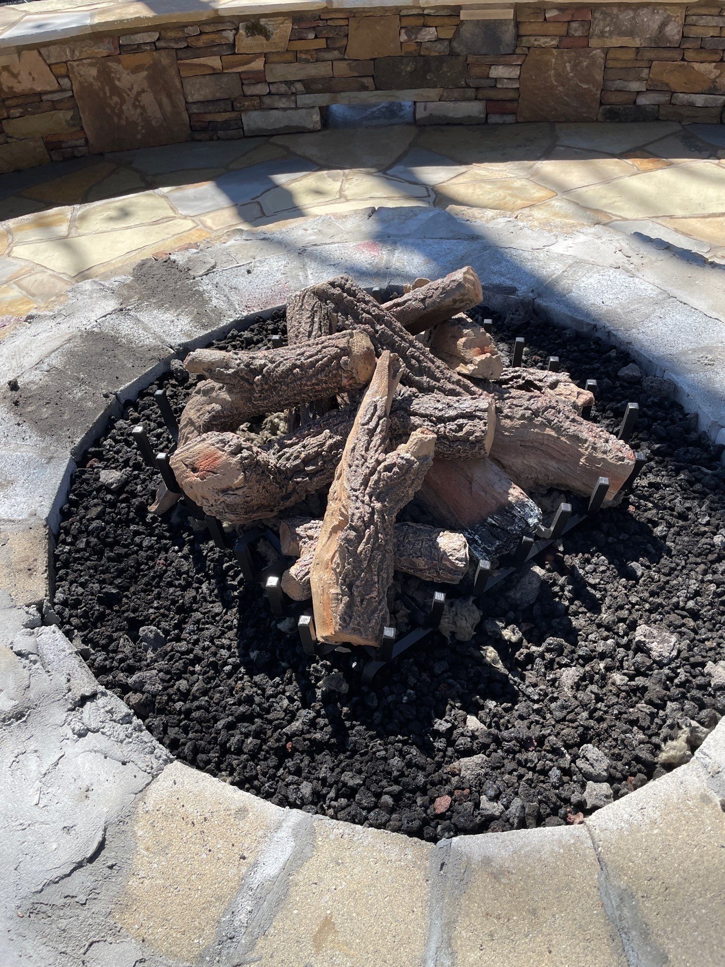 Outdoor Log Set by Smucker Mechanical