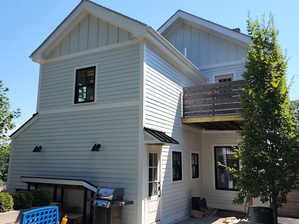 Siding Installation using James Hardie by UBrothers Construction