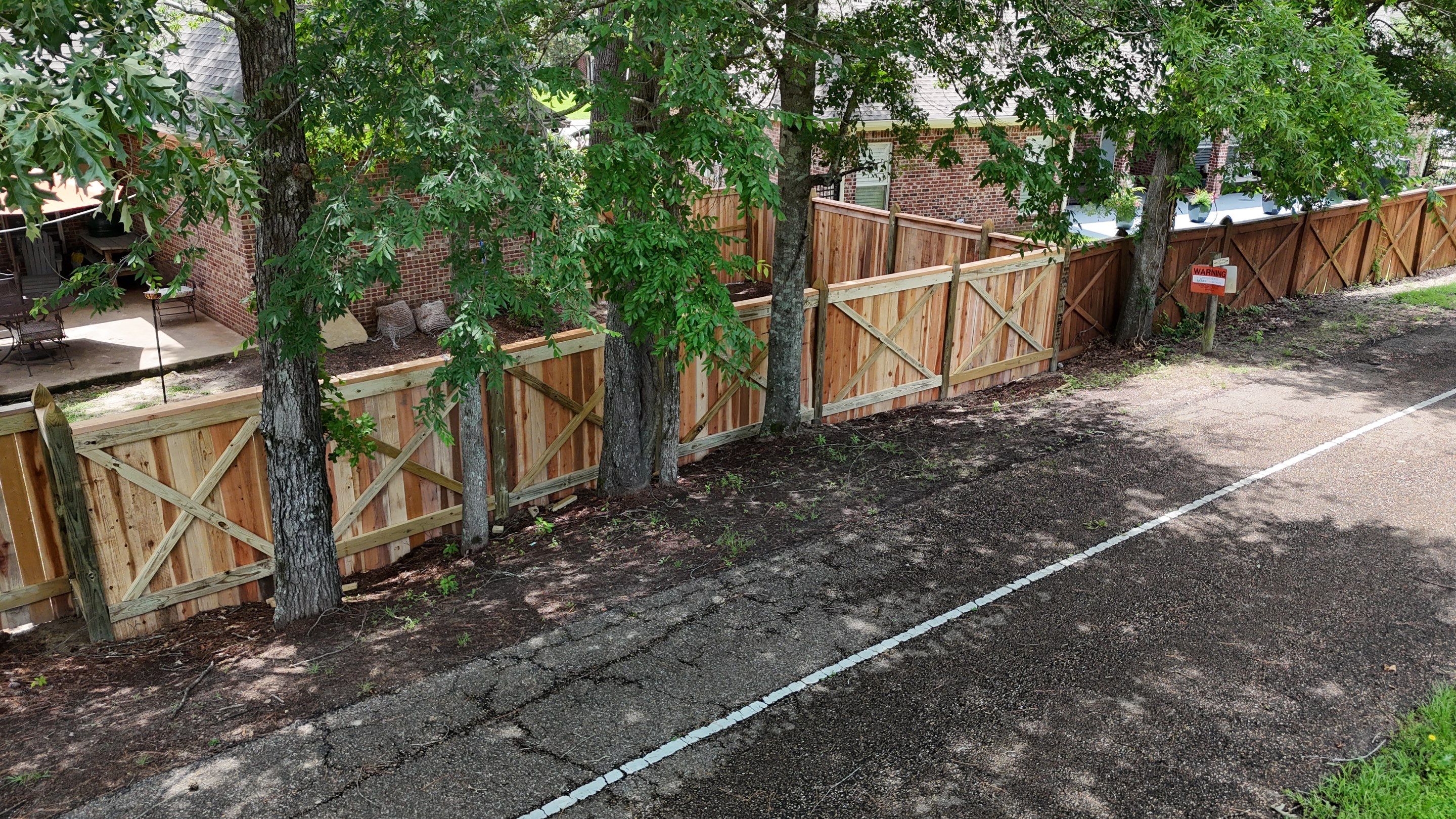 6' Cedar Good Neighbor 6x6 Gothic by Roberson Construction LLC