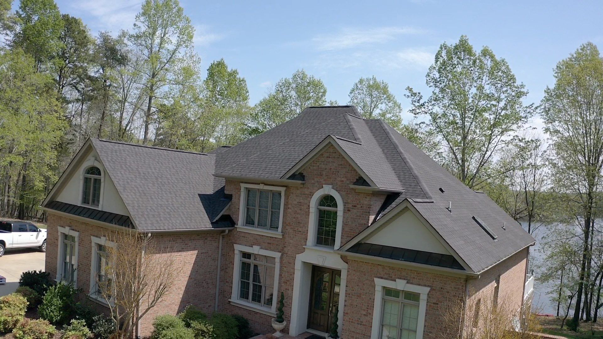 Full Roof Replacement using GAF HDZ Appalachain Sky by Just In Time Roofing and Restoration