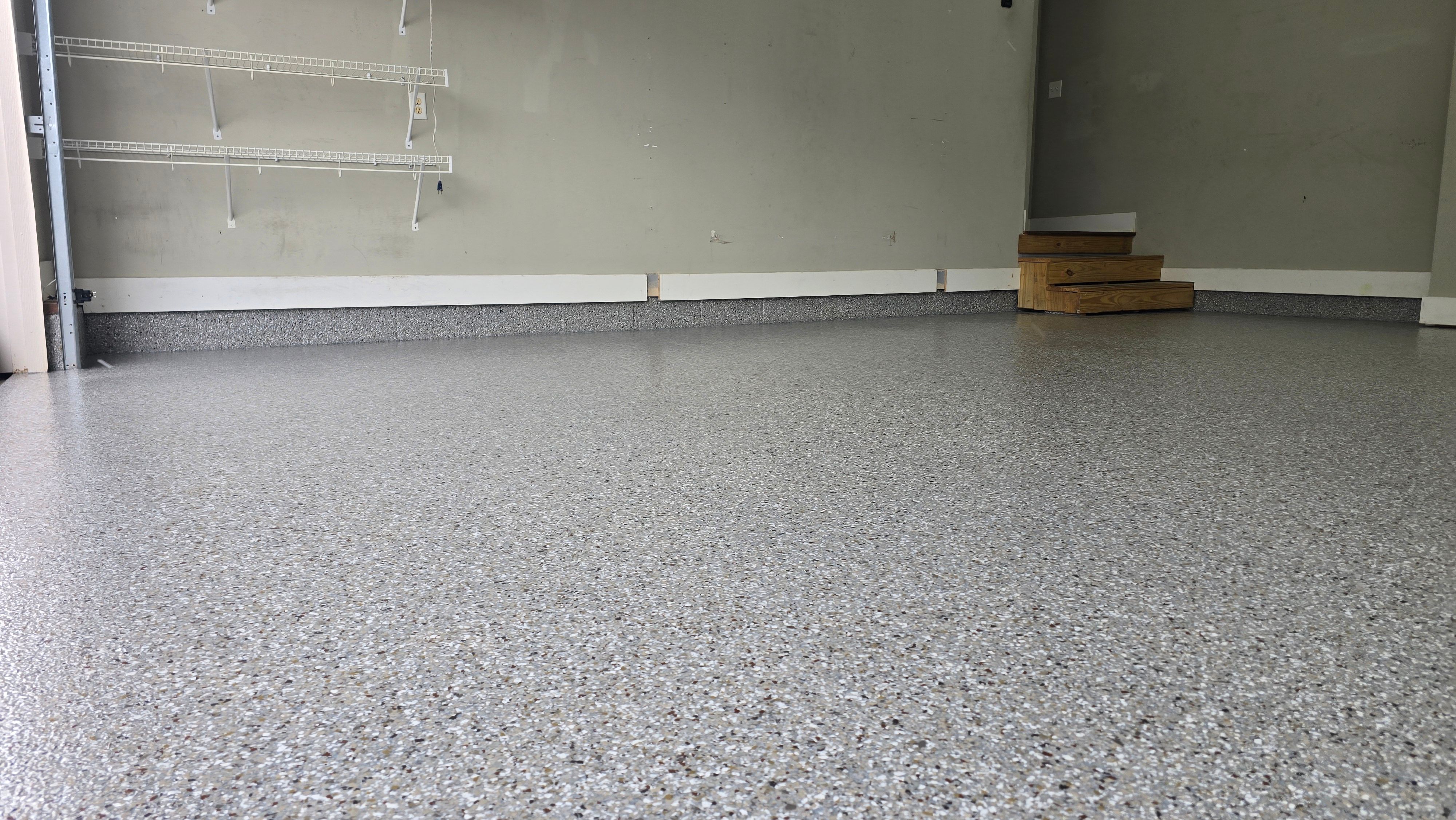 Garage using Creekbed by Elite Floor Solutions