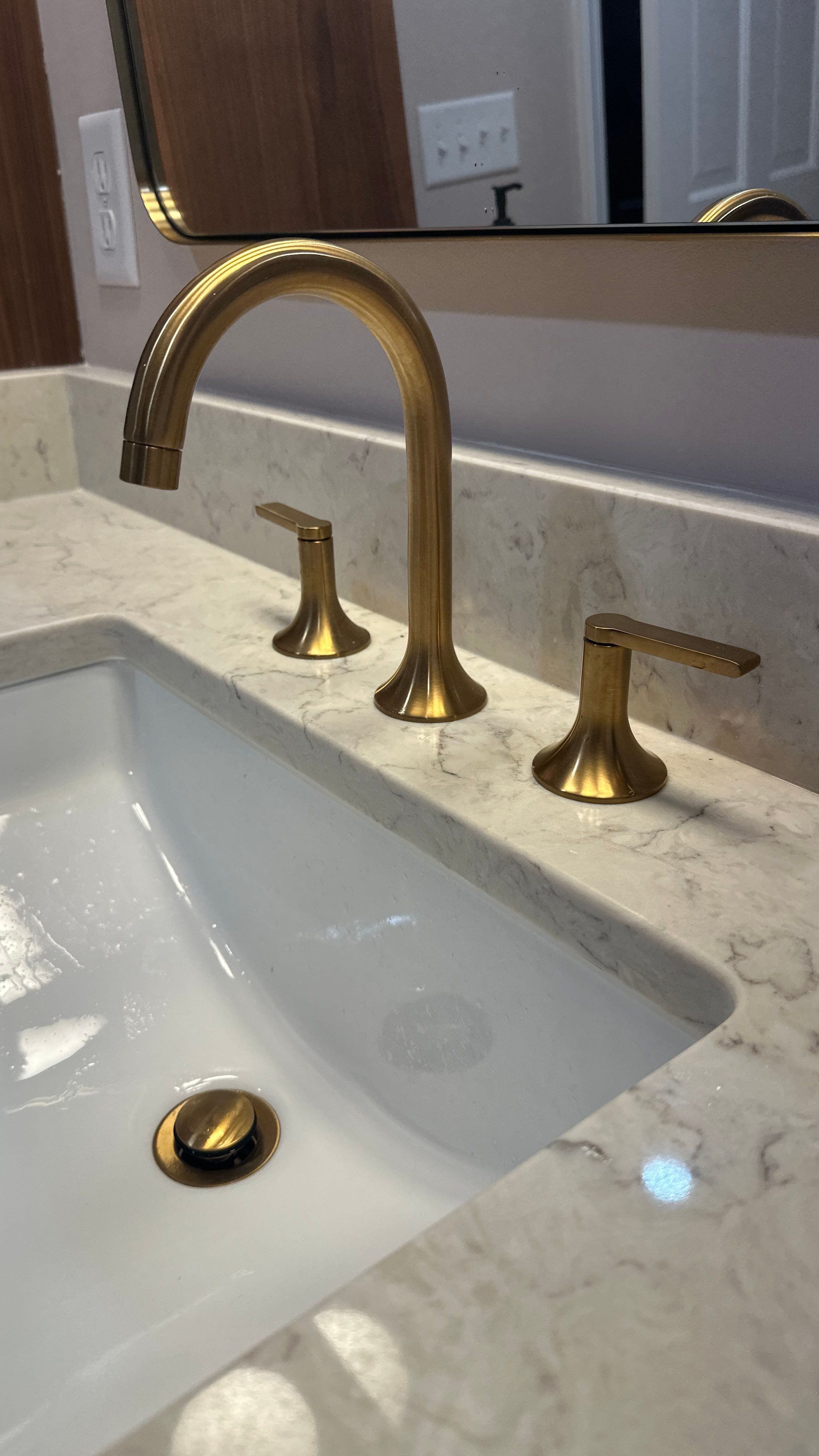 Brandt Double Bathroom Remodel by Integrity Tile and Home LLC