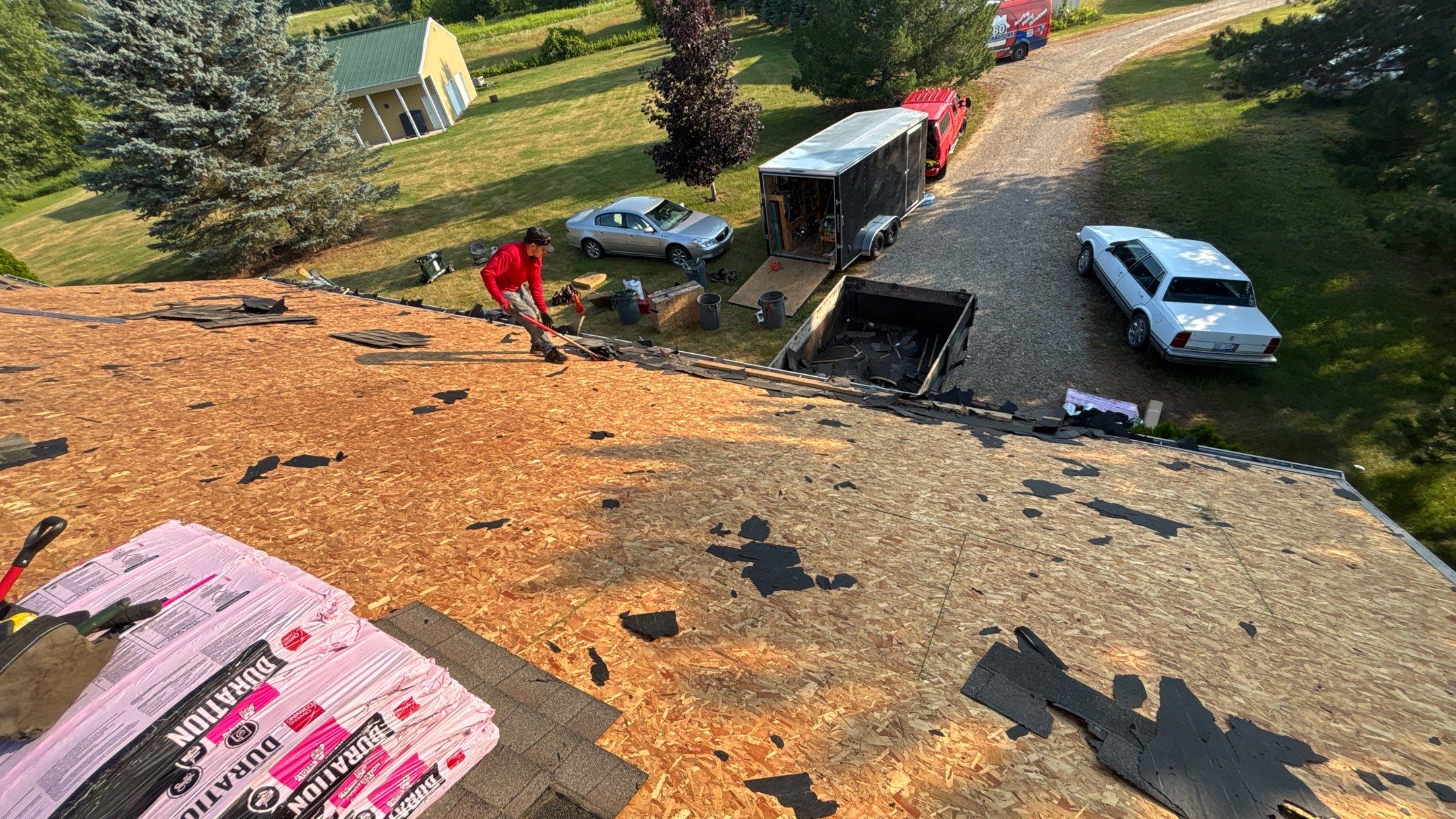 Roof Replacement using Owens Corning Tru Definitions by 180 Contractors