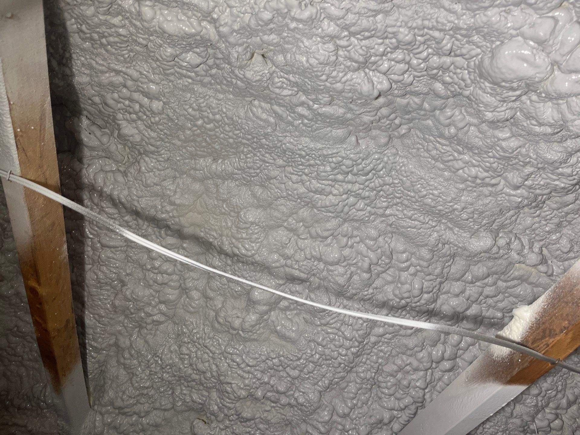 Attic Insulation using open cell spray foam by NYS Foam & Energy
