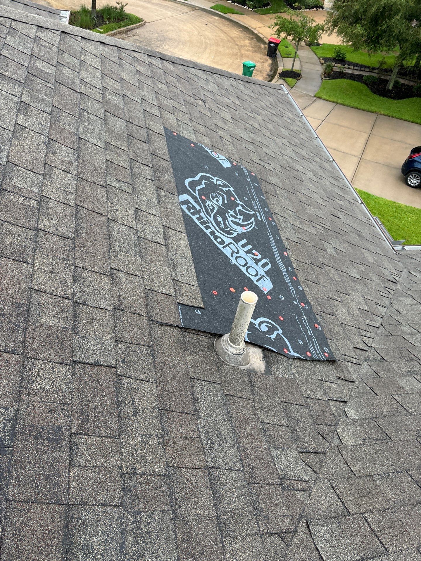 Residential Roofing Installation using Owen's Corning Duration (Lifetime) Shingles by Roof Repair Company