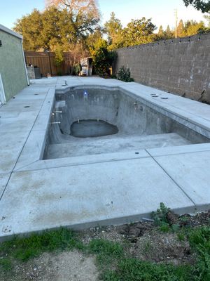 From Fiber Glass to Gunite Pool Remodel