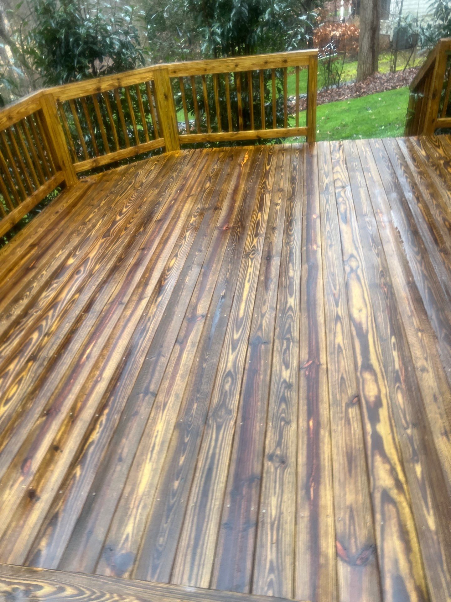 Multi level Deck coated with Wood Sealant by DuraSeal