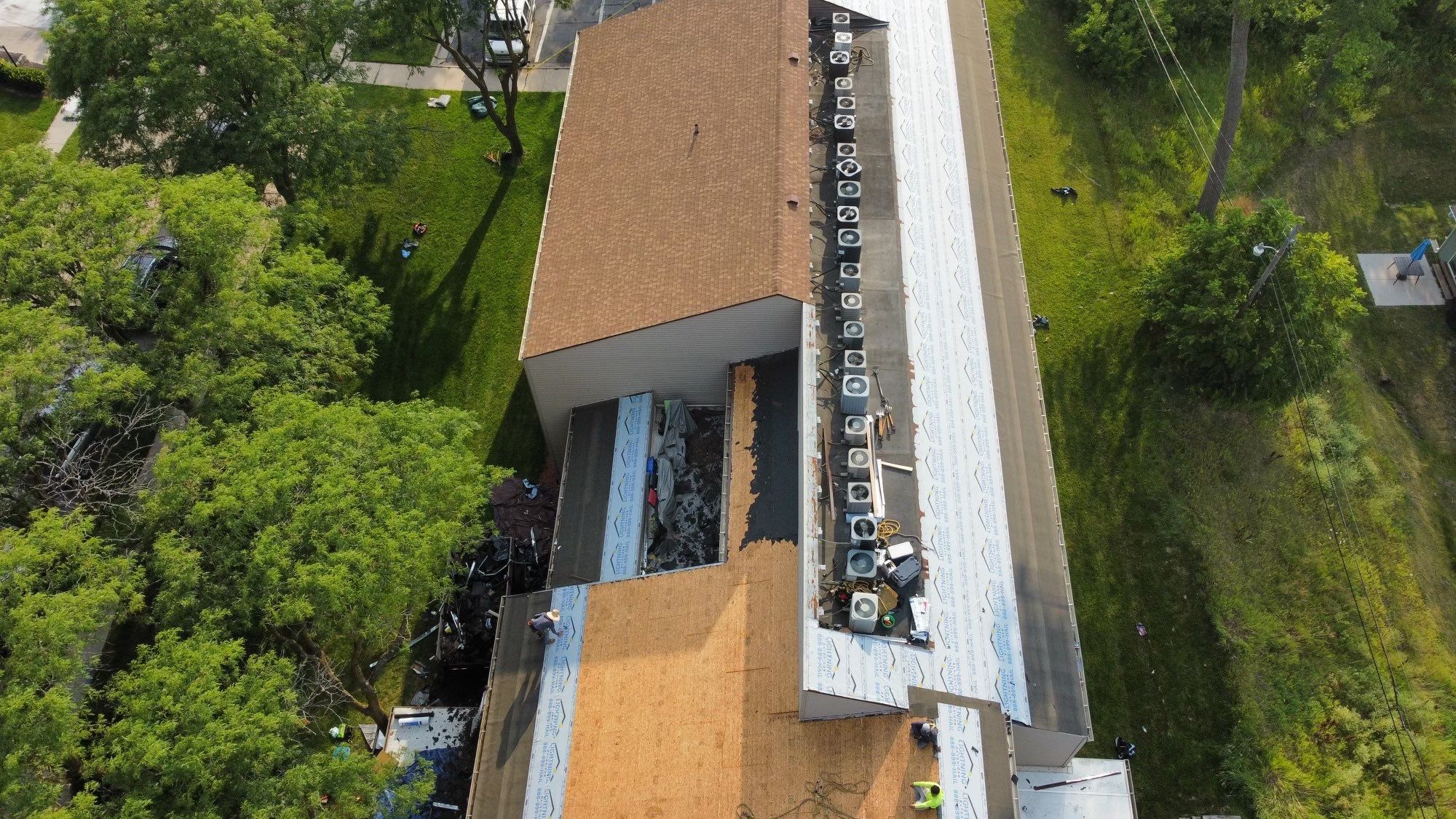 Lightning Commercial Restoration using Tamko Titan by Lightning Exteriors