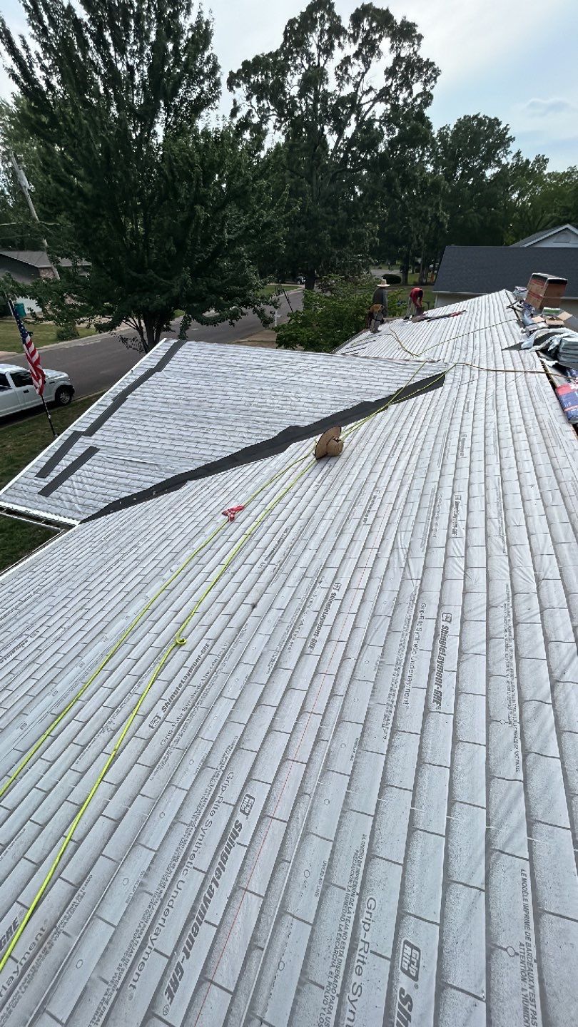 Residential Roofing Install - GAF Timberline HDZ Shingles - Color Shakewood  by Titan Commercial & Residential Roofing 