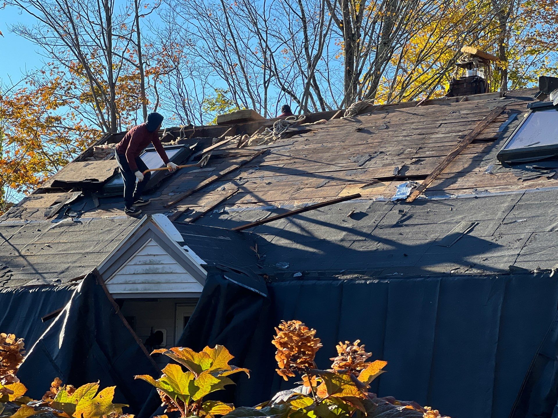 Complete Exterior Renovation Featuring Owens Corning Shingles and Vinyl Siding by Tall pine roofing