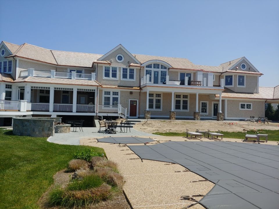 Gutter Installation using 6" Half Round Copper Gutter in East Sandwich, MA by Gutter Pro Enterprises