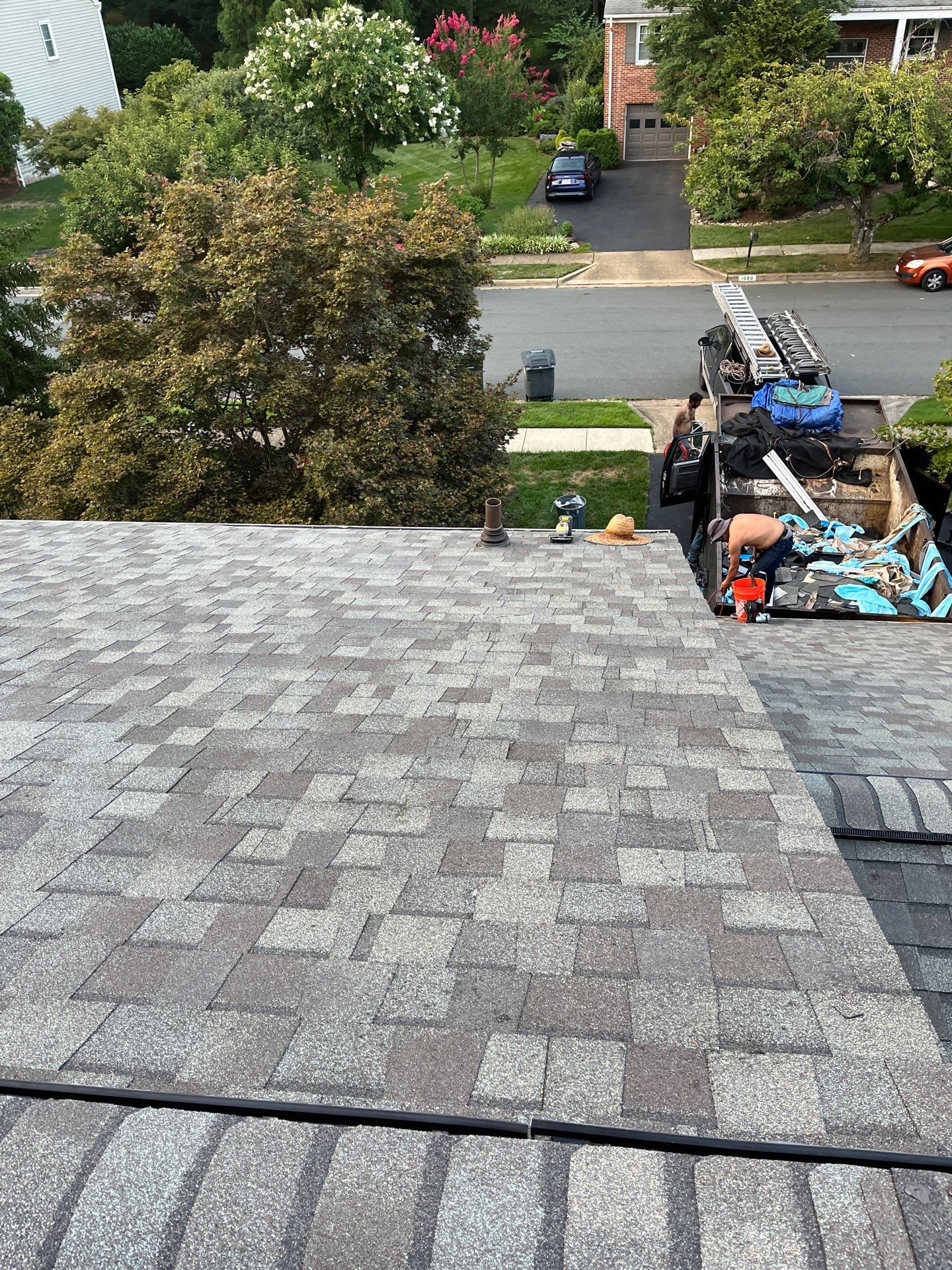 Vienna: Roof Replacement with CertainTeed Landmark Designer Shingles in Weathered Wood by RM Banning, Inc.