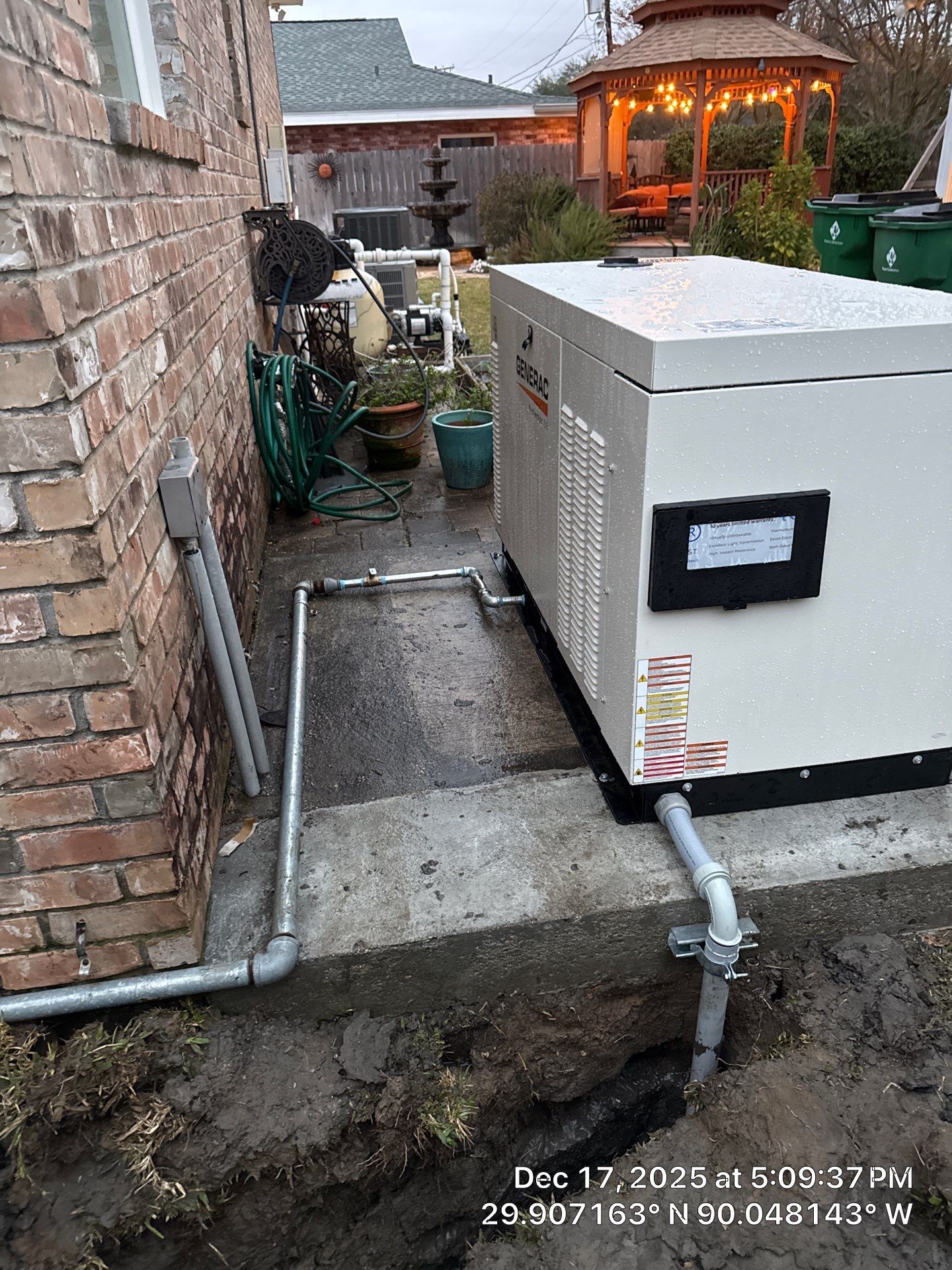 Project in Gretna, LA by Craig's Electrical & Generator Service
