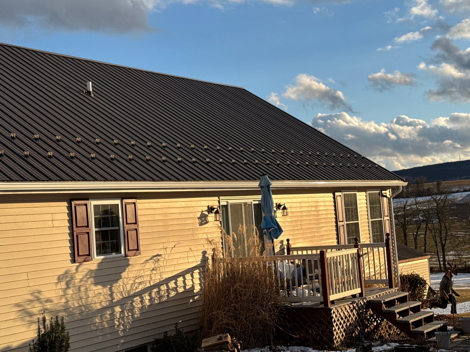 Standing Seam Metal Roof Replacement in Pine Grove by Esh Builders