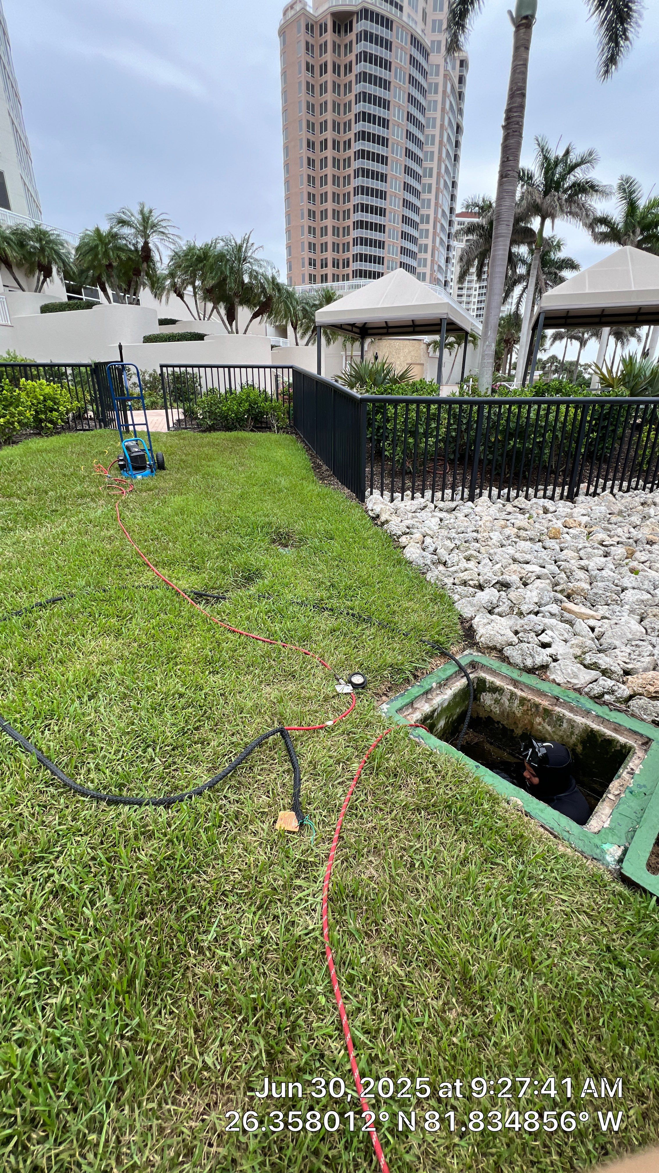 Bonita Bay Condo Stormwater Maintenance with PRS by Don Mar, Inc. Storm Water Solutions
