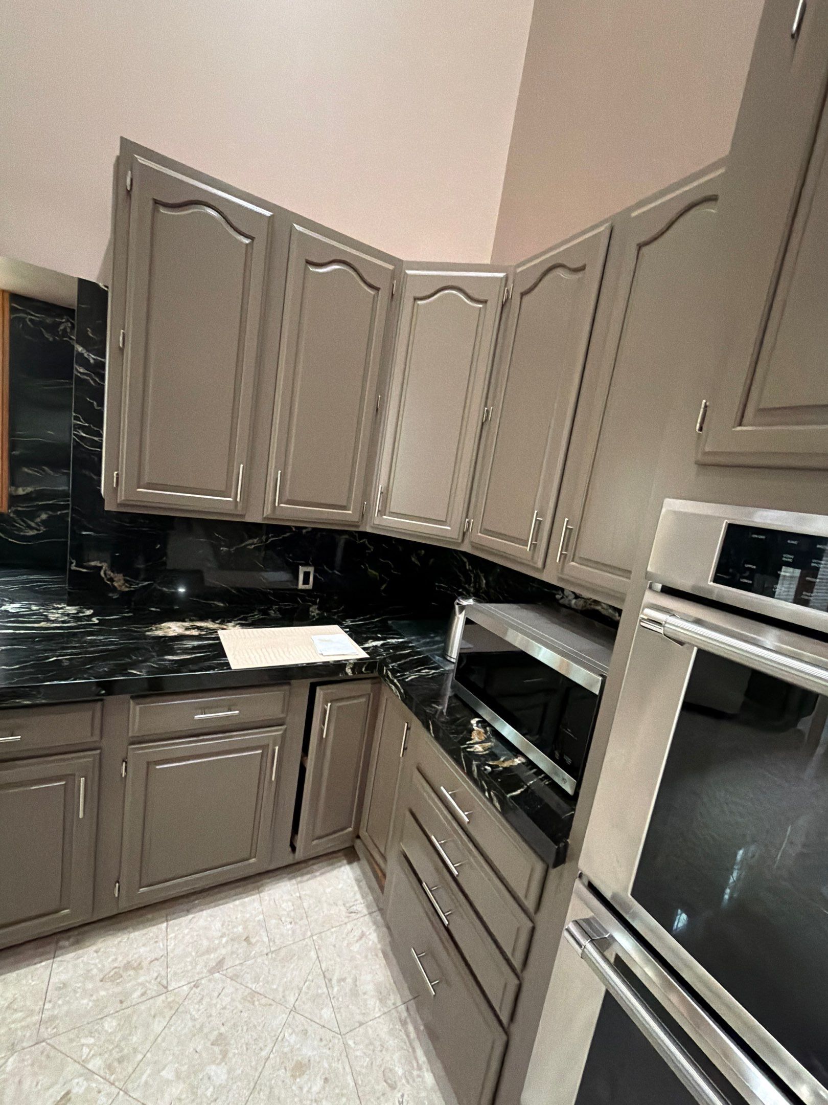 Complete Cabinet Refinishing in Bloomfield Hills by Top Shelf Painter