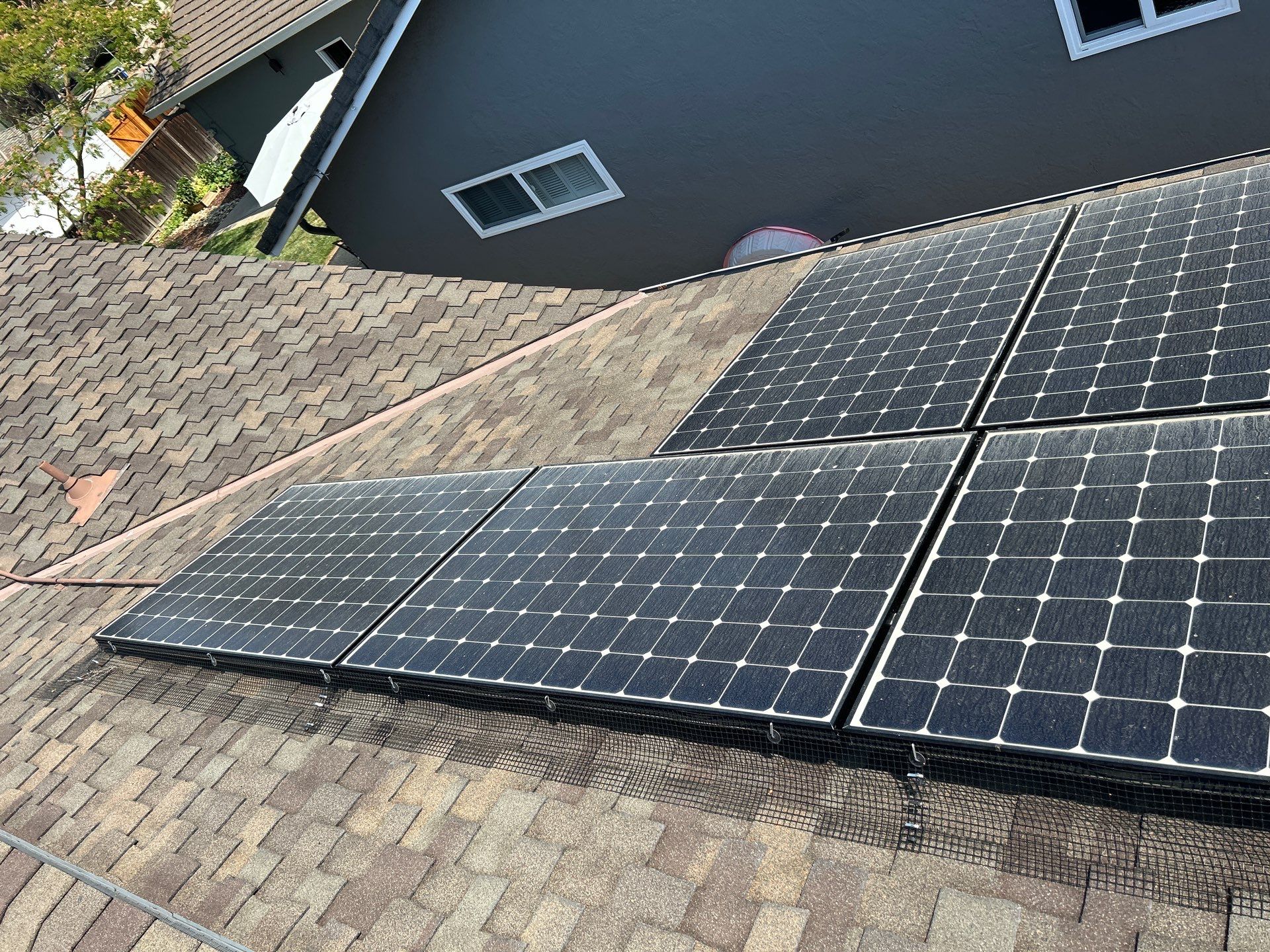 Solar Panel Critter Guard Installation by All One Solar Shine