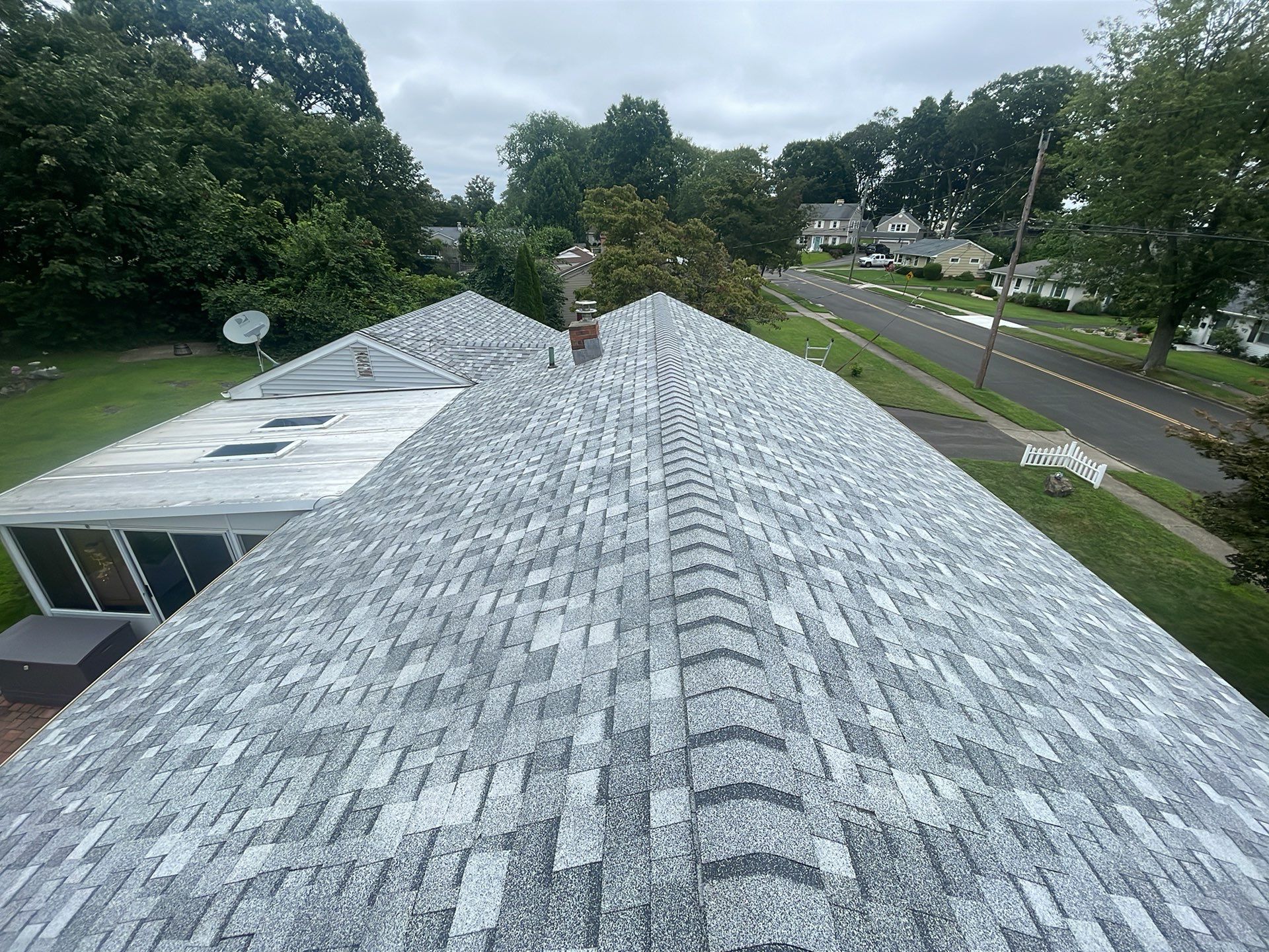 Residential Roofing Installation using Owens Corning TruDefinition Sierra Gray by A Plus Exterior