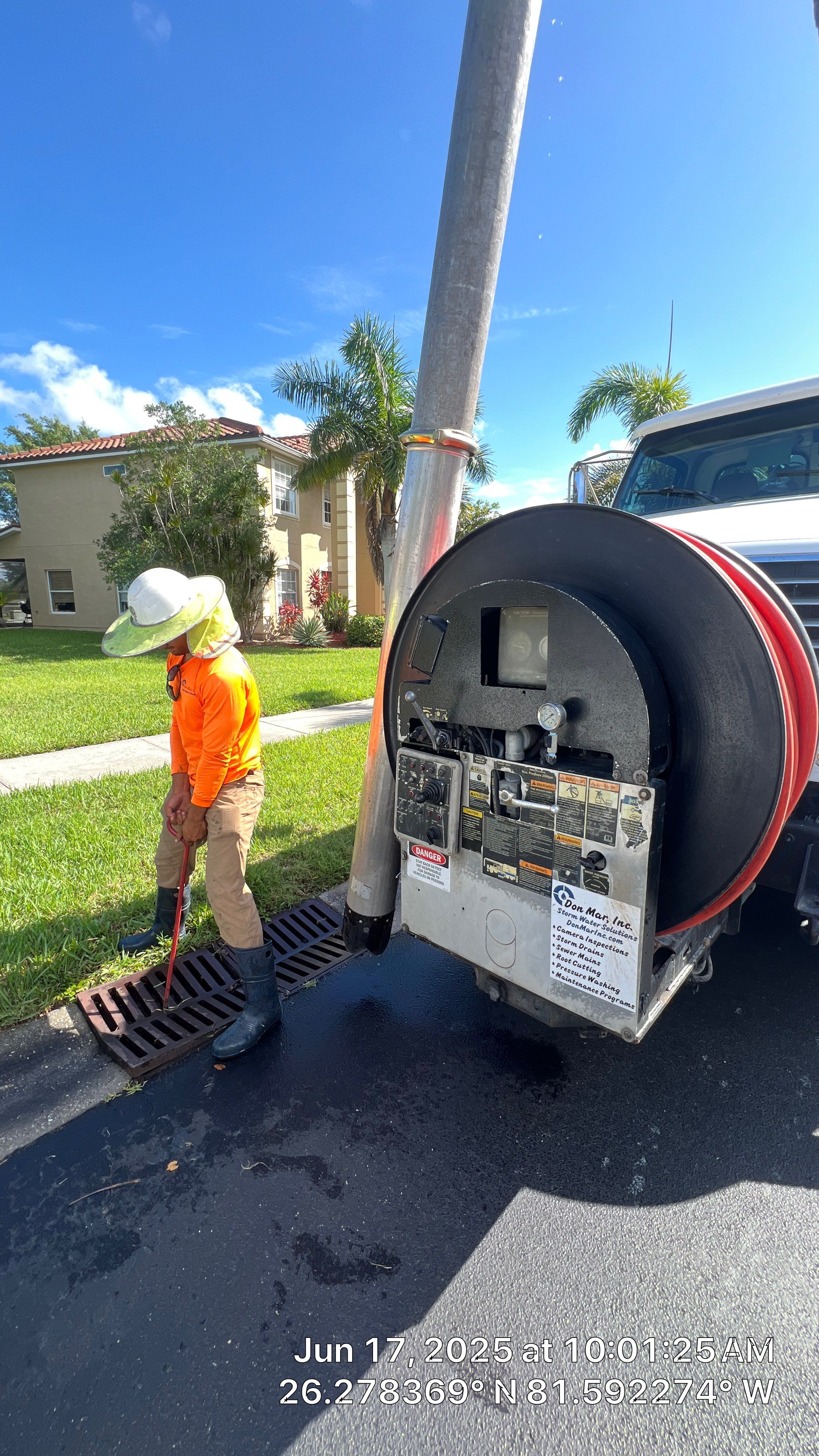 Naples Association Stormwater System Cleaning by Don Mar, Inc. Storm Water Solutions
