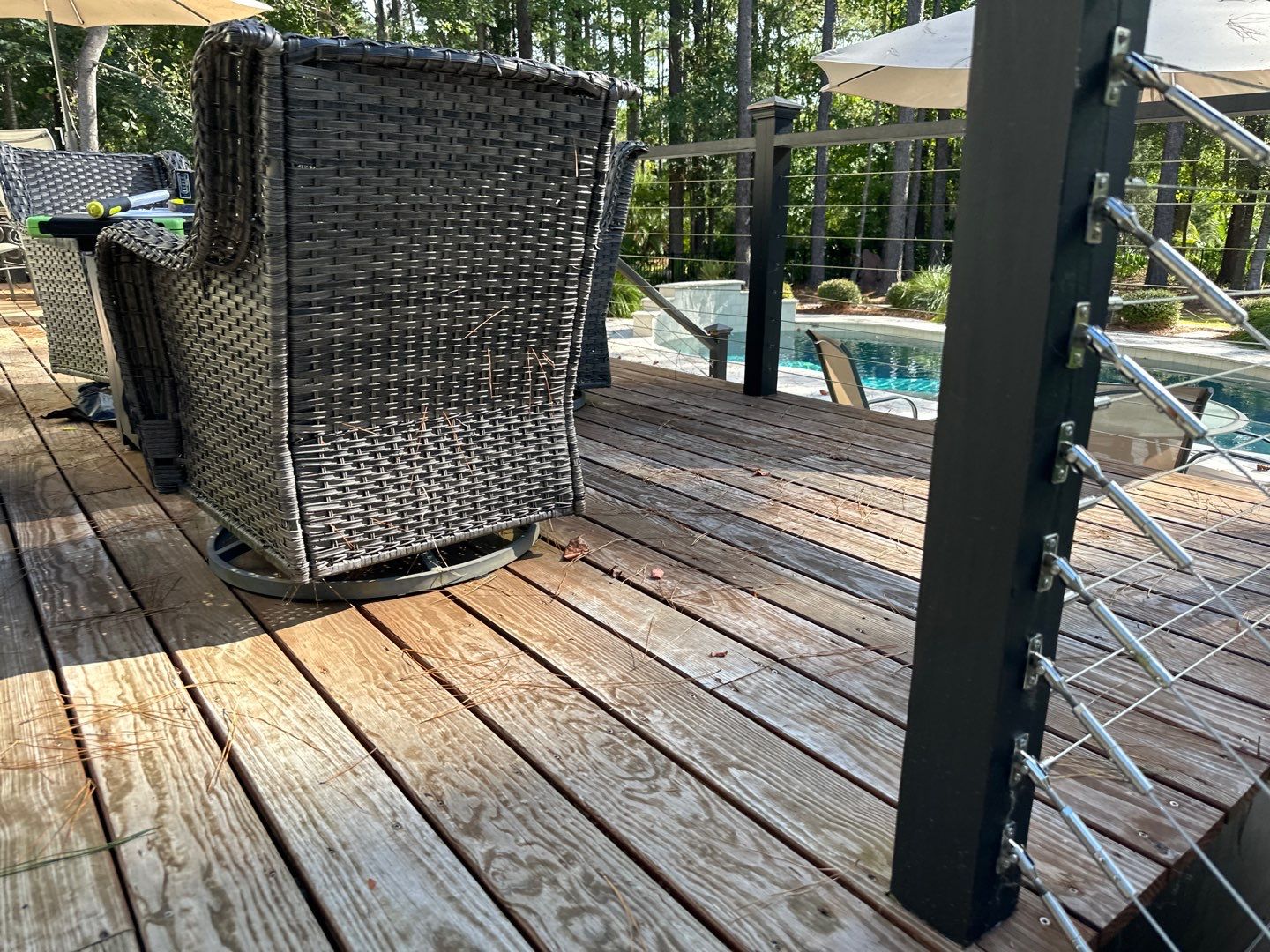 Weathered Deck using Wood Sealant by DuraSeal