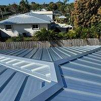 26ga 1.5" Mechanical Seam Mill Finish  by Total Roofing System The Metal Roof Experts