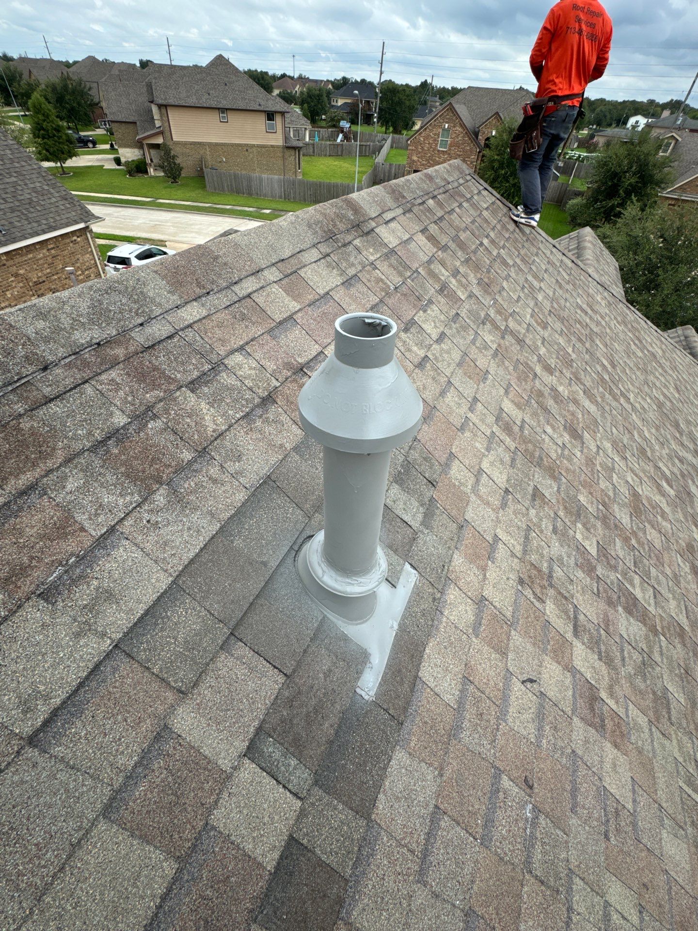 Hail Damage using Owen's Corning Duration (Lifetime) Shingles by Roof Repair Company