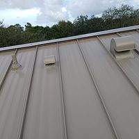 24ga 1.5 Snap Lock Buckskin  by Total Roofing System The Metal Roof Experts