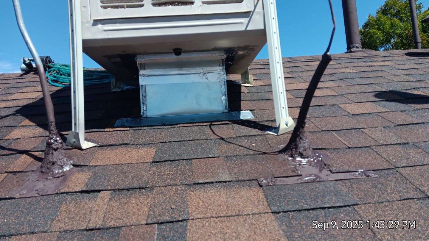 Owens Corning Brownwood Duration shingle roof replacement in Rio Rancho by Doyle Roof Masters Inc
