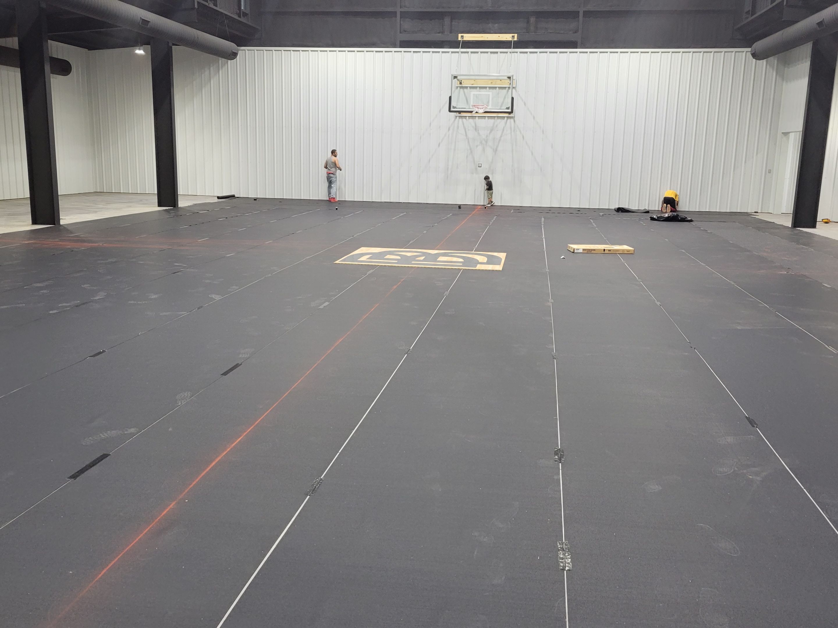 West Texas Home Gym 50x90 by Sport Court Austin