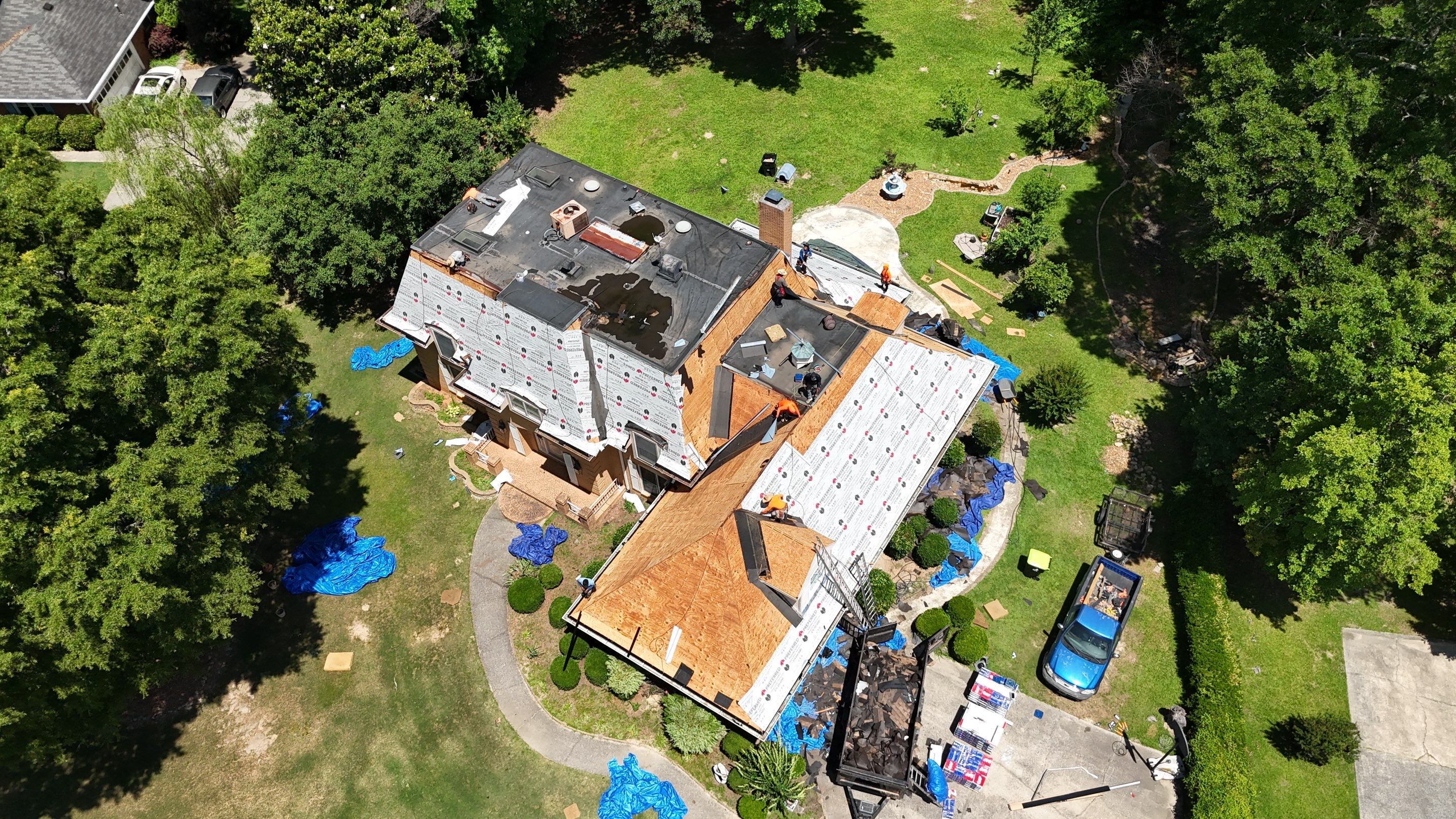 Commercial Flat Top Roof by Roof Bullies