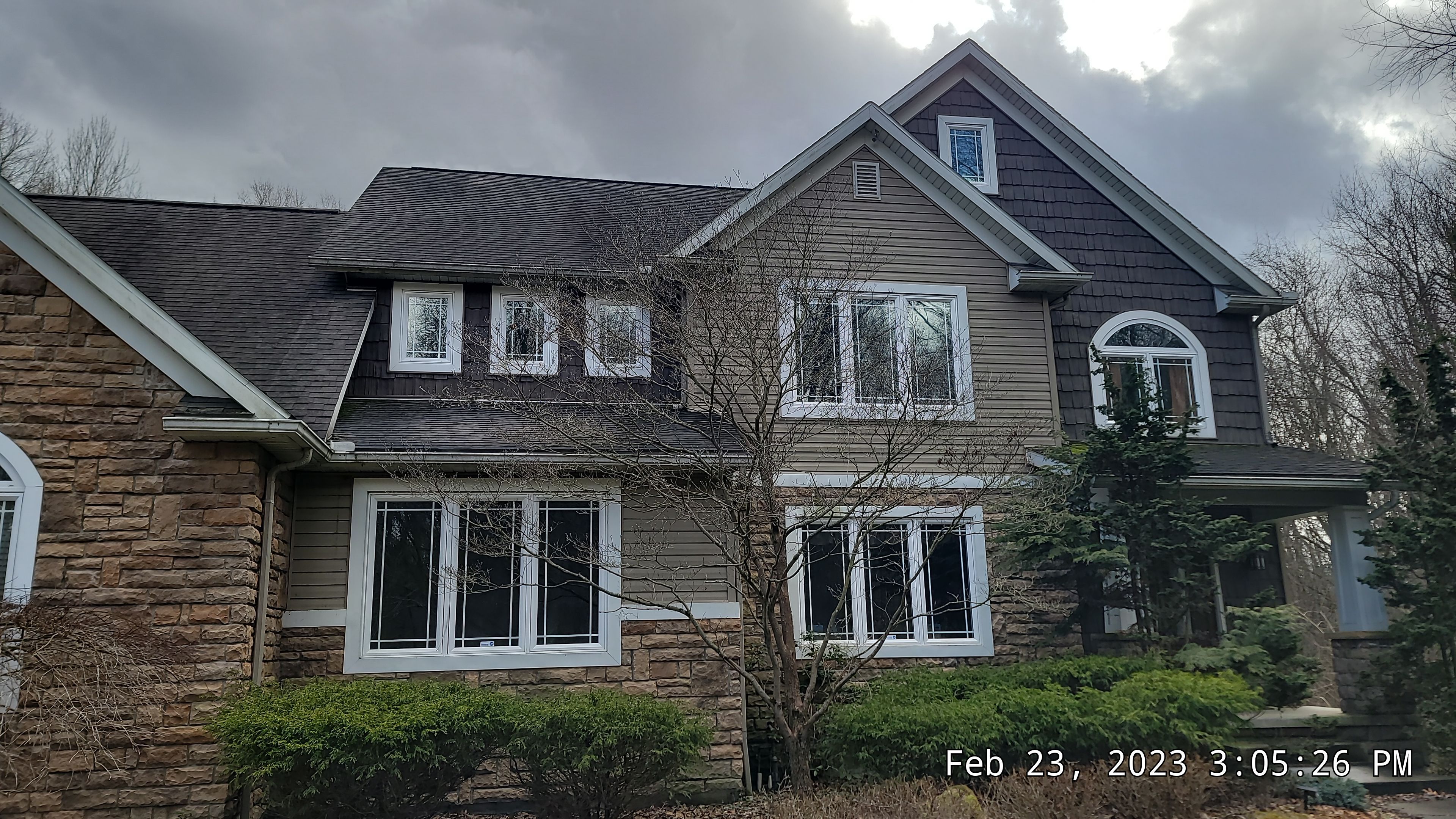 Atlas Pinnacle, Color, Coastal Granite, Drip Edge, Color, Black by Eagle Eye Roofing
