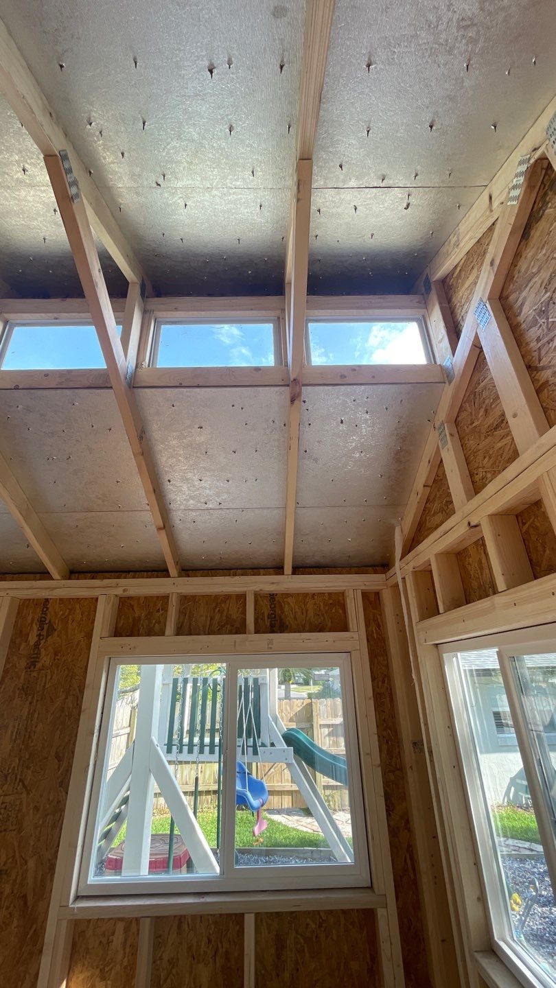 Outdoor Office Shed Interior Remodel in Longwood: From Drywall to Paint by HandyMangum