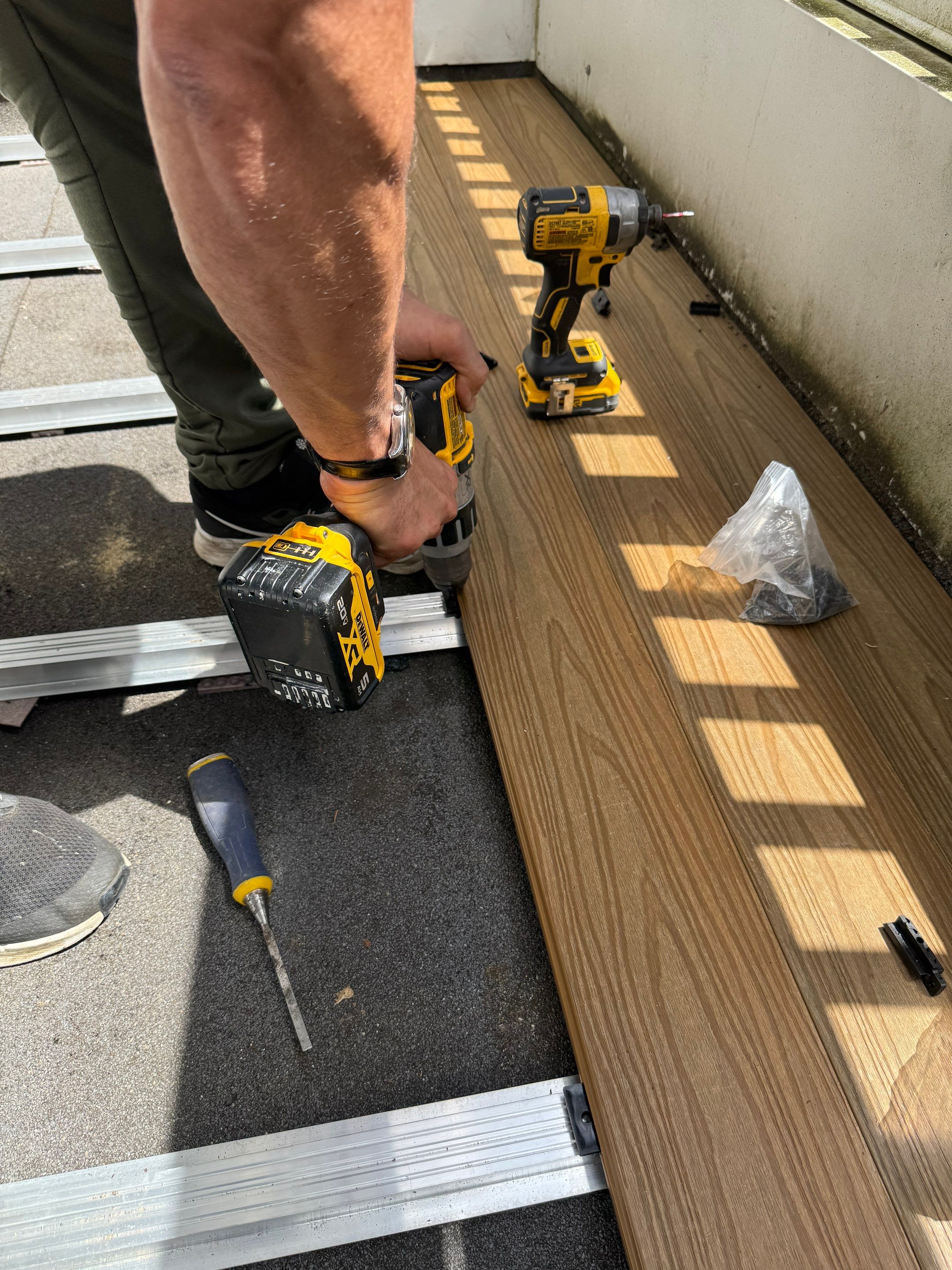 Composite Deck with Aluminum Framing  by YVR Construction Group