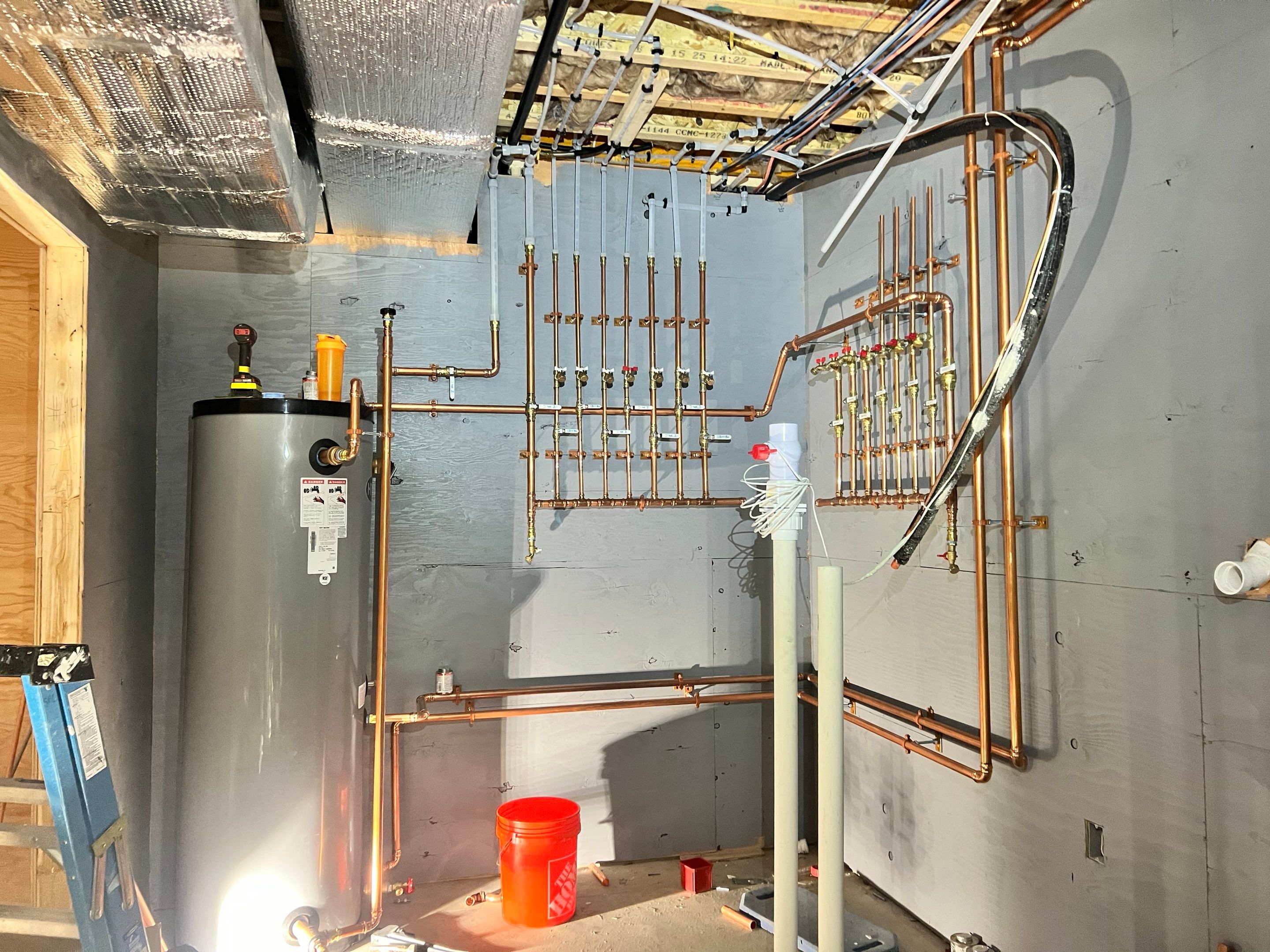 Water Heater Installation, Gas Piping, and Plumbing Completion — North Reading, MA by FAGONE MECHANICAL