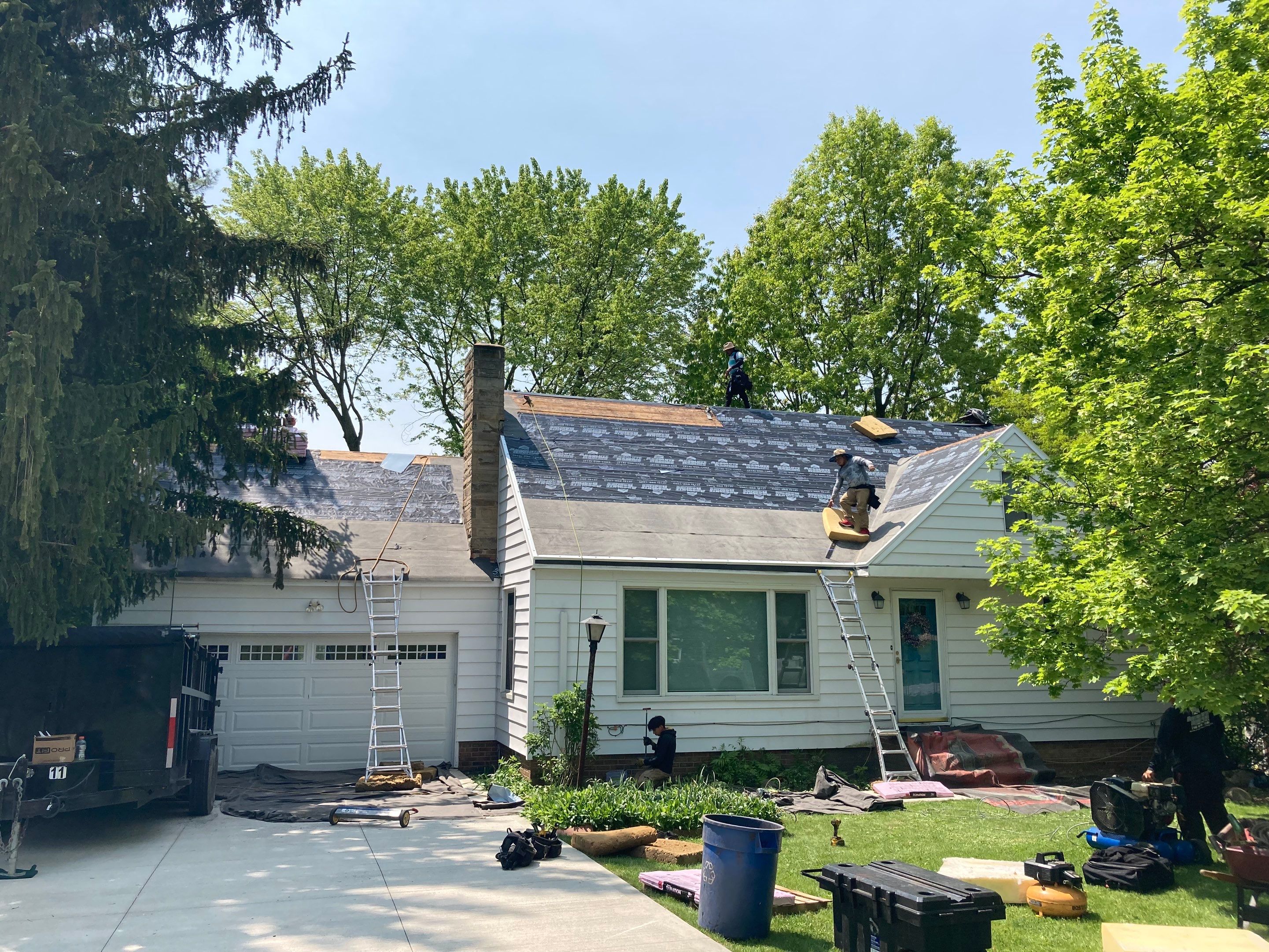 Residential Roofing Repair using Owens Corning Duration, Colonial Slate by Absolute Roofing and Construction