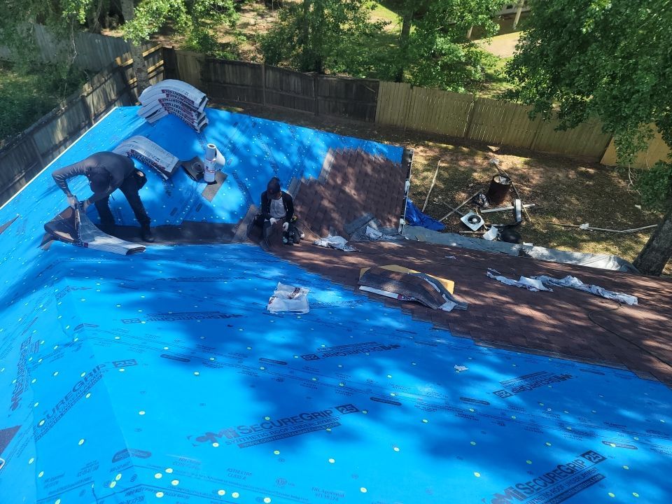 Residential Roofing Installation using Roof Replacement by American Roofing & Construction LLC