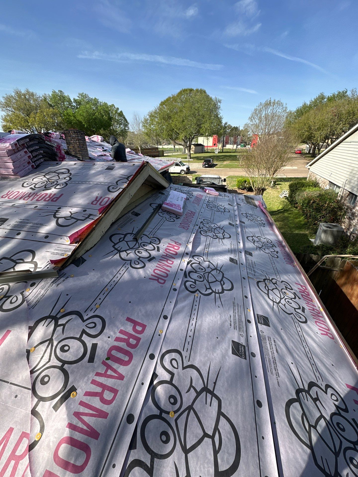 Project in Houston by Motion Roofing