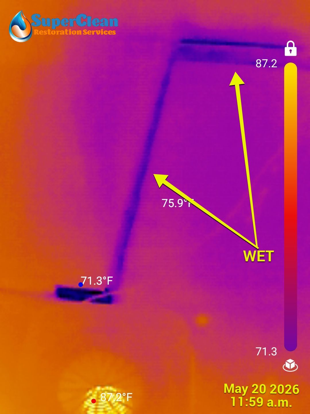Water Damage Detection and Structural Drying in Palm City by SuperClean 