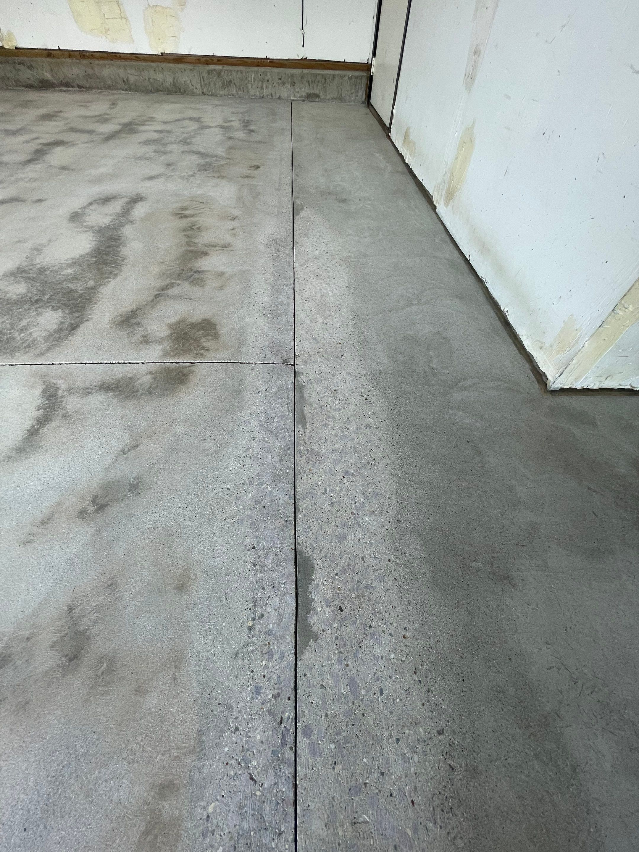 Hartford Residential Garage Floor Transformation With Decorative Chip Coating by Select Painting, Coatings & Garage Cabinets