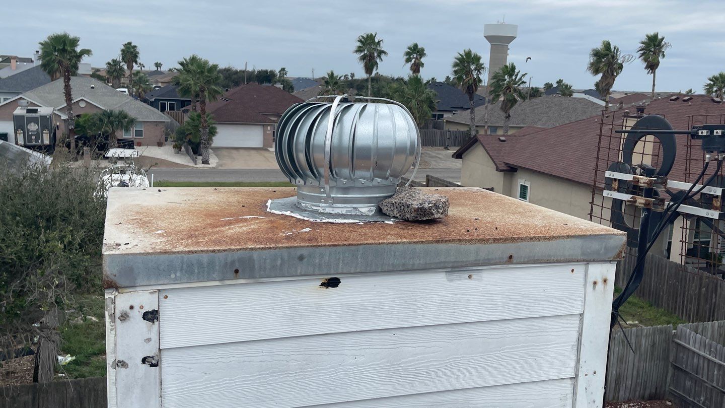 Residential Roofing Repair using Custom Fabricated Stainless Steel by Lighthouse Roofing