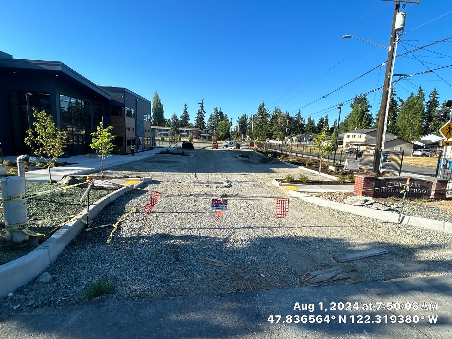 Cedar Park | Christian School Asphalt Parking Lot Repair  by Jireh Asphalt & Concrete Inc 