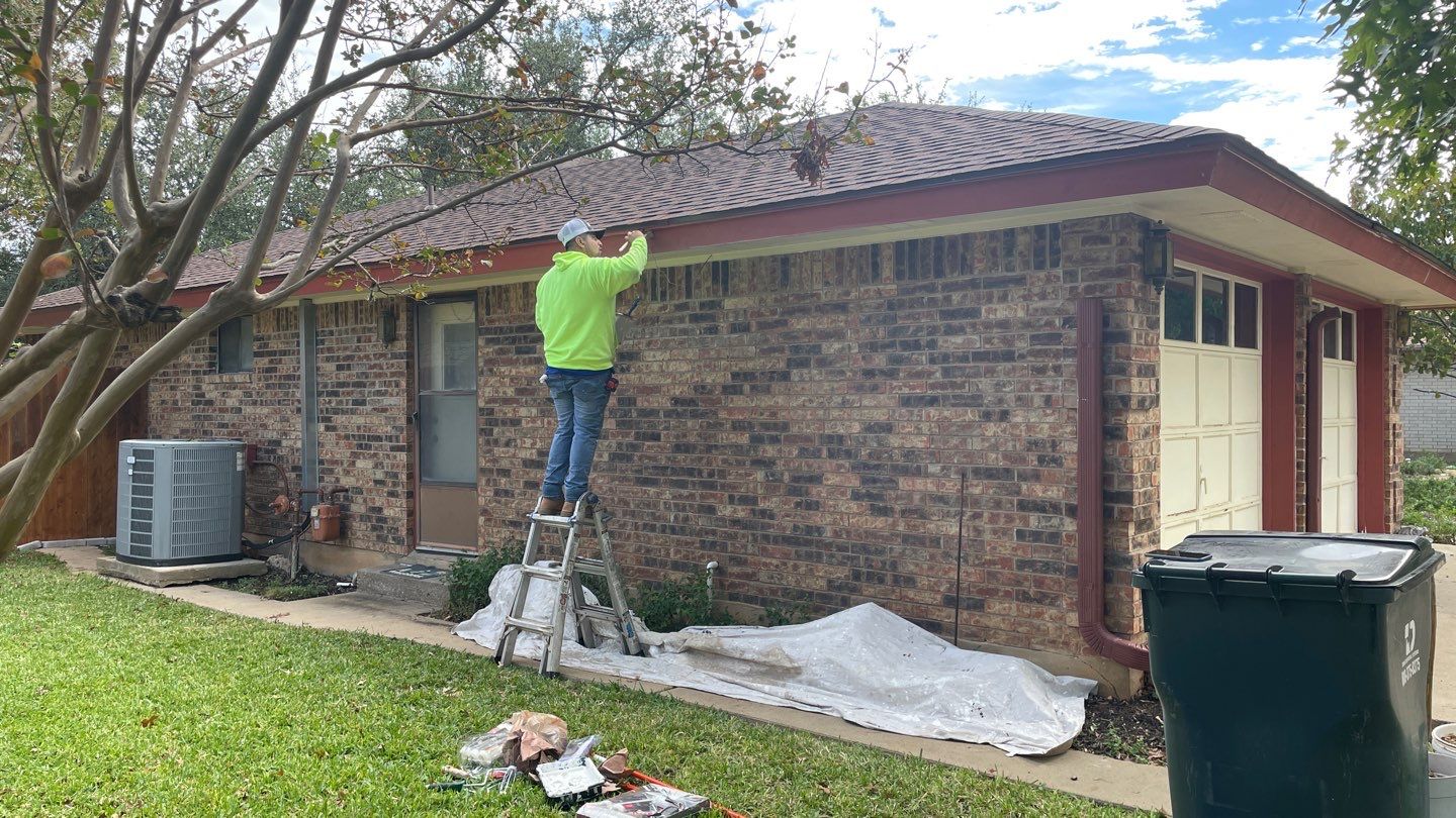 Exterior Painting using GAF Timberline HDZ - Georgetown TX by Lighthouse Contractors