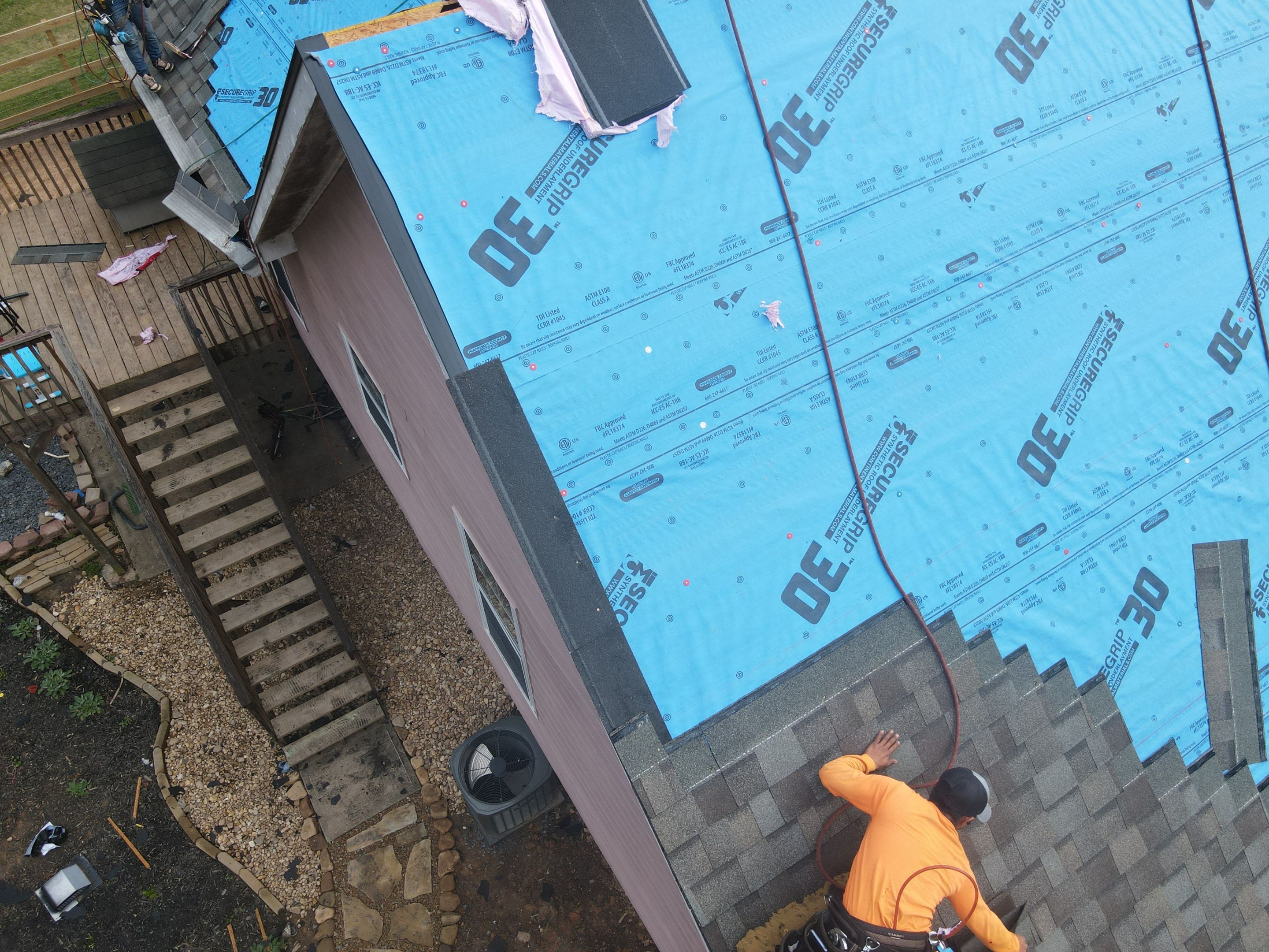 Residential Roofing Installation using Owens Corning by Inspector Roofing and Restoration