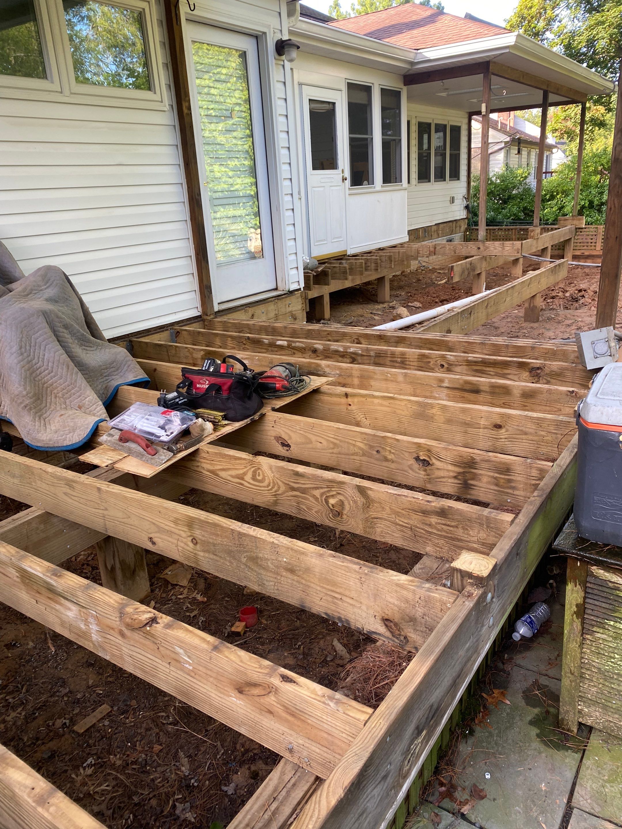 Deck Transformation using Timbertech & Azek by The Smet Companies, LLC