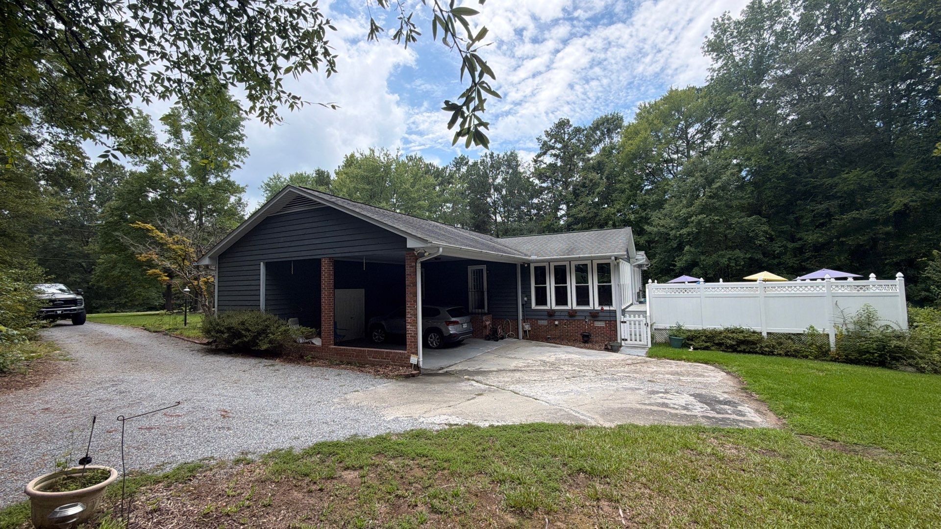 Dark Blue Horizontal Siding Replacement for Rock Hill Residence by Exterior Genie, LLC