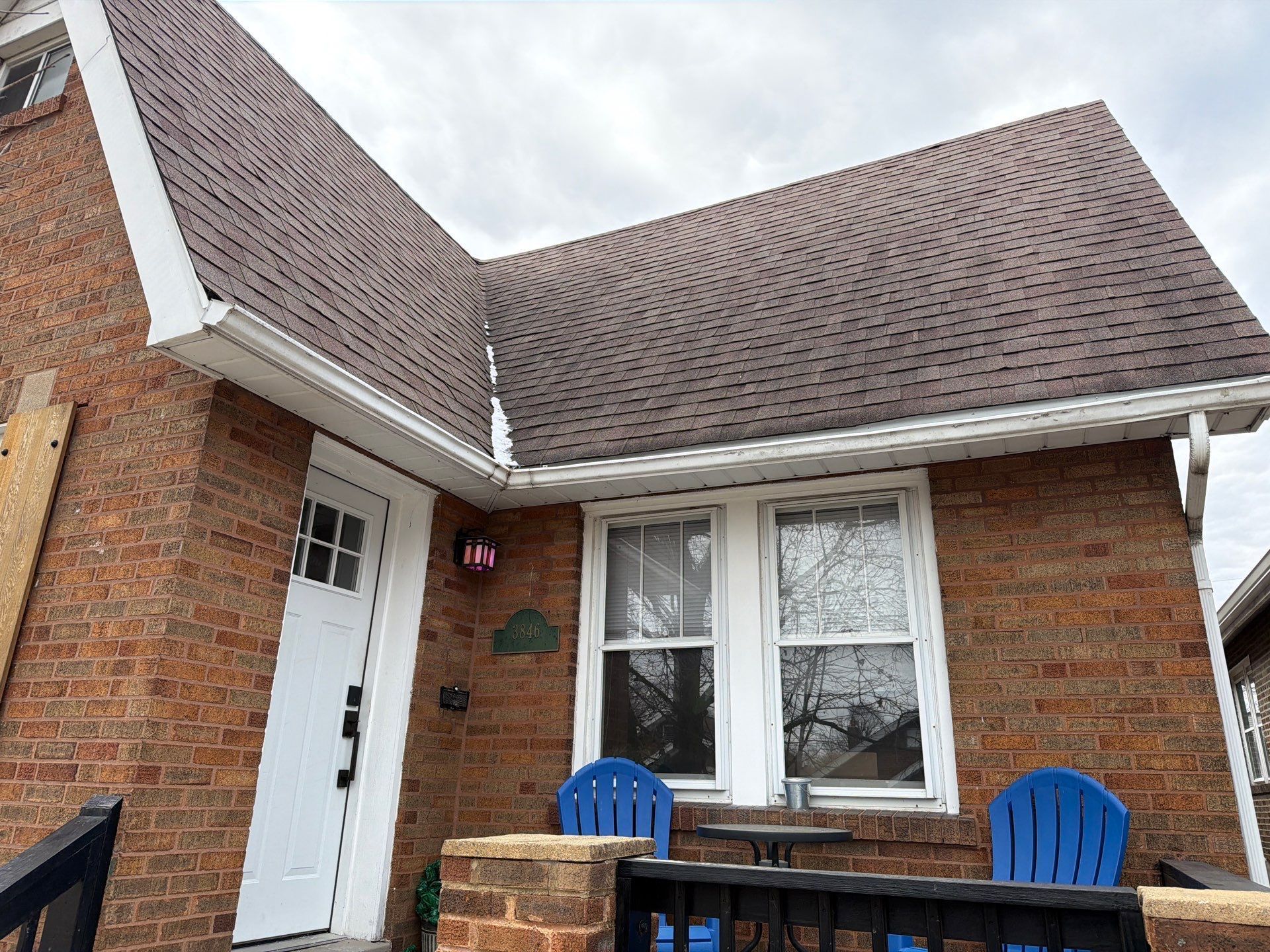 Holly Hills Storm Restoration: Soffit Repair & 6" Gutter Upgrade (South St. Louis) by Acute Roofing And Exteriors