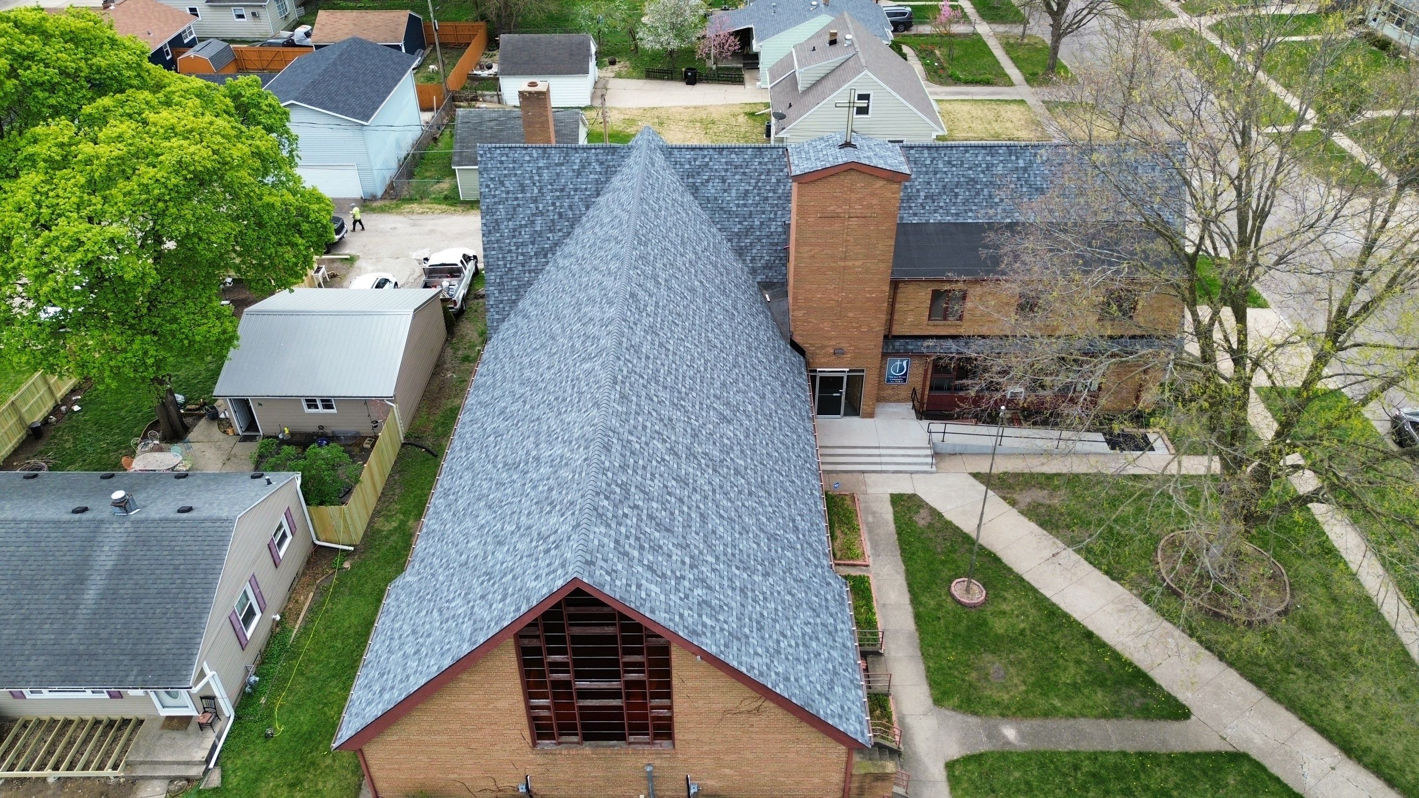 Cornerstone Church: Roof replacement by AFC Exteriors